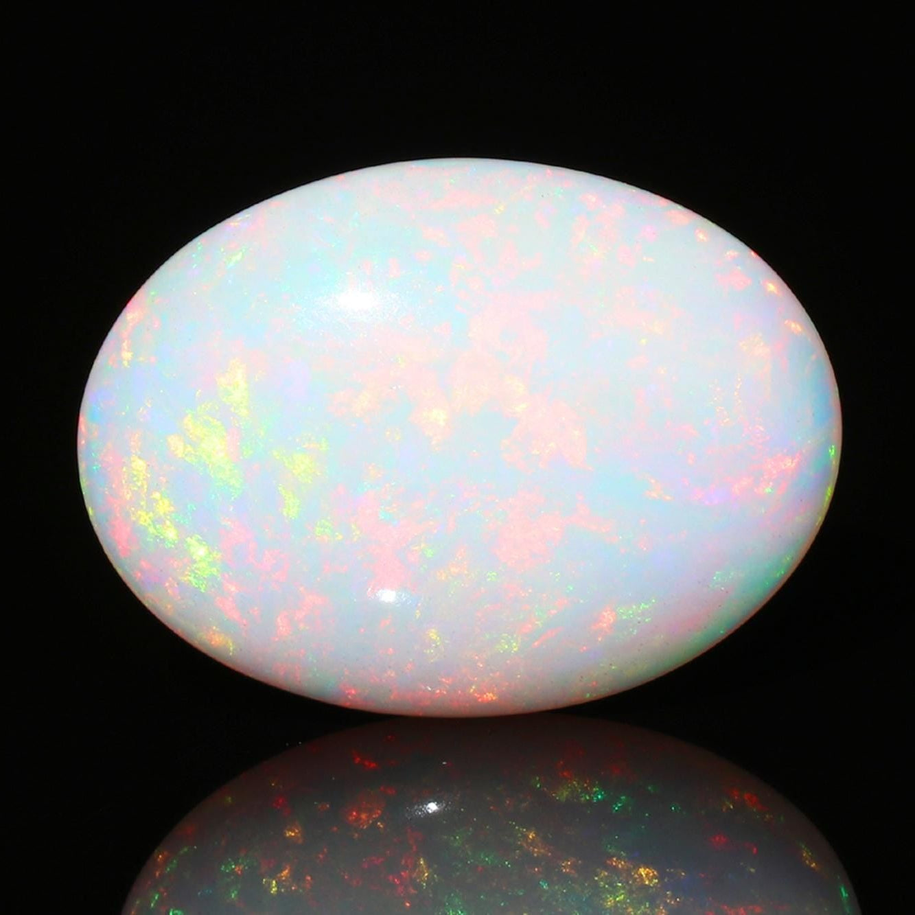 Welo Ethiopian Opal Cabochon: 19.02 ct Loose Gemstone, October Birthstone