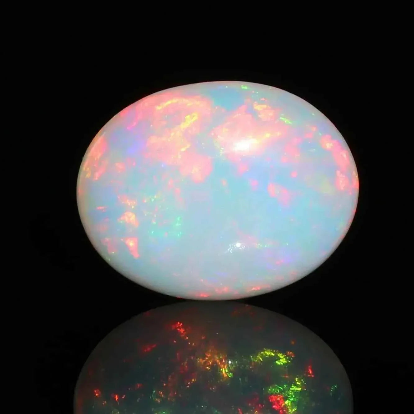 Ethiopian Welo Opal Cabochon - AAA Grade Pinfire Gemstone 5.40 ct loose gemstones