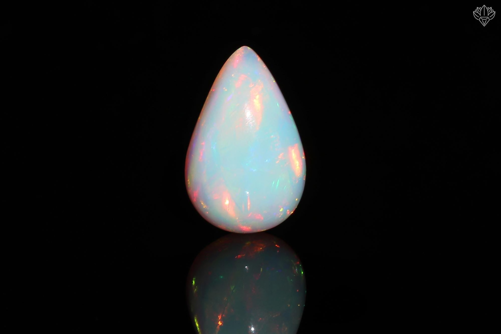 Ethiopian Welo Opal Cabochon: AAA Grade Multi-Fire Gemstone, 6.19 Cts