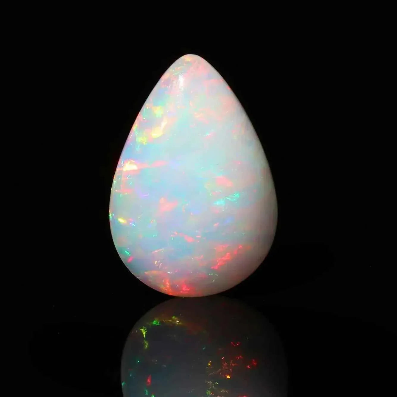 White Ethiopian Fire Opal Cabochon 2.75 Carat Marquise Gemstone for Unique Jewelry Design loose gemstones