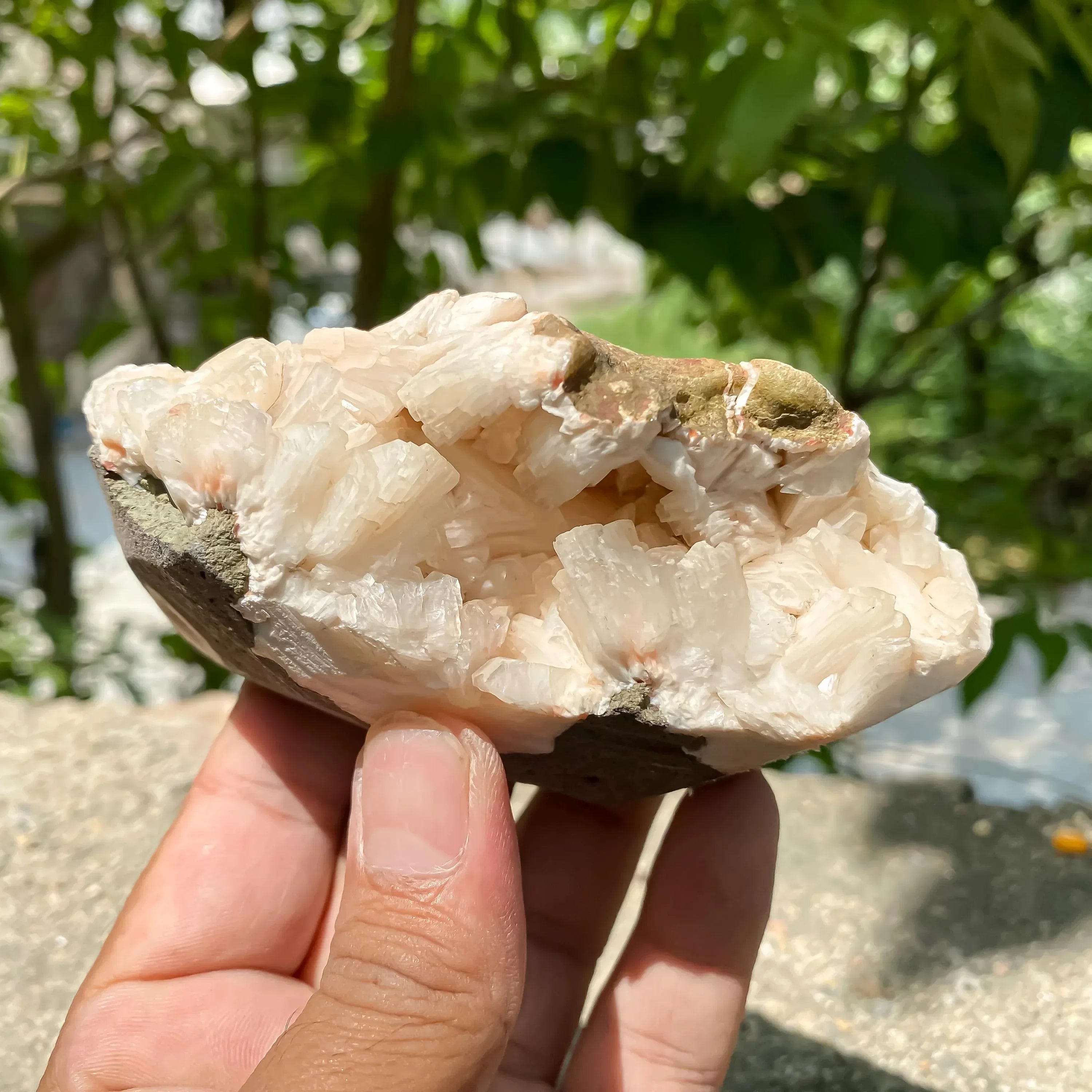 Raw Peach Stilbite Apophyllite Cluster: Healing Crystal Rough Minerals 315gm Zeolite
