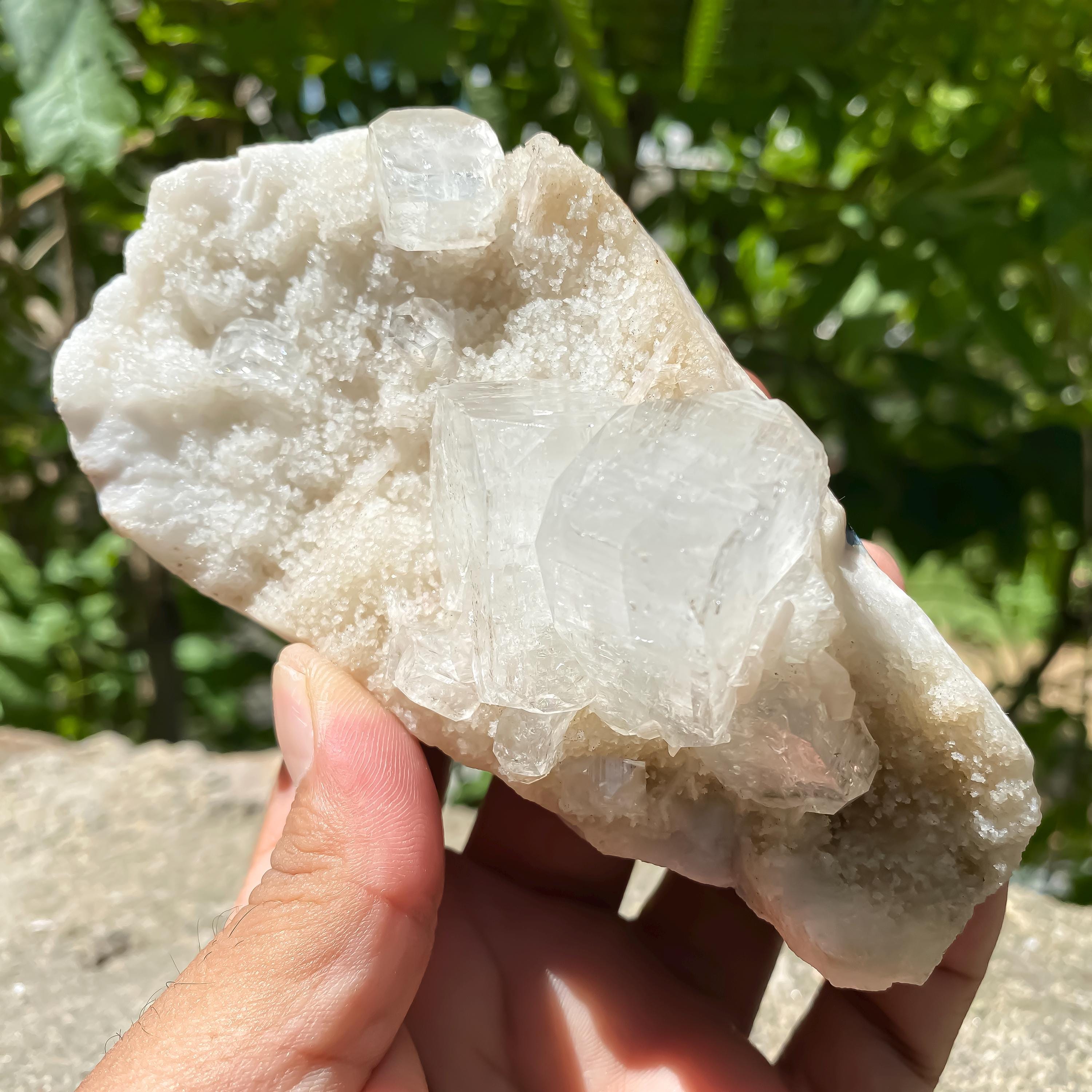 White Apophyllite Crystal Cluster | Raw Mineral | Reiki Healing Stone | Cluster Rough