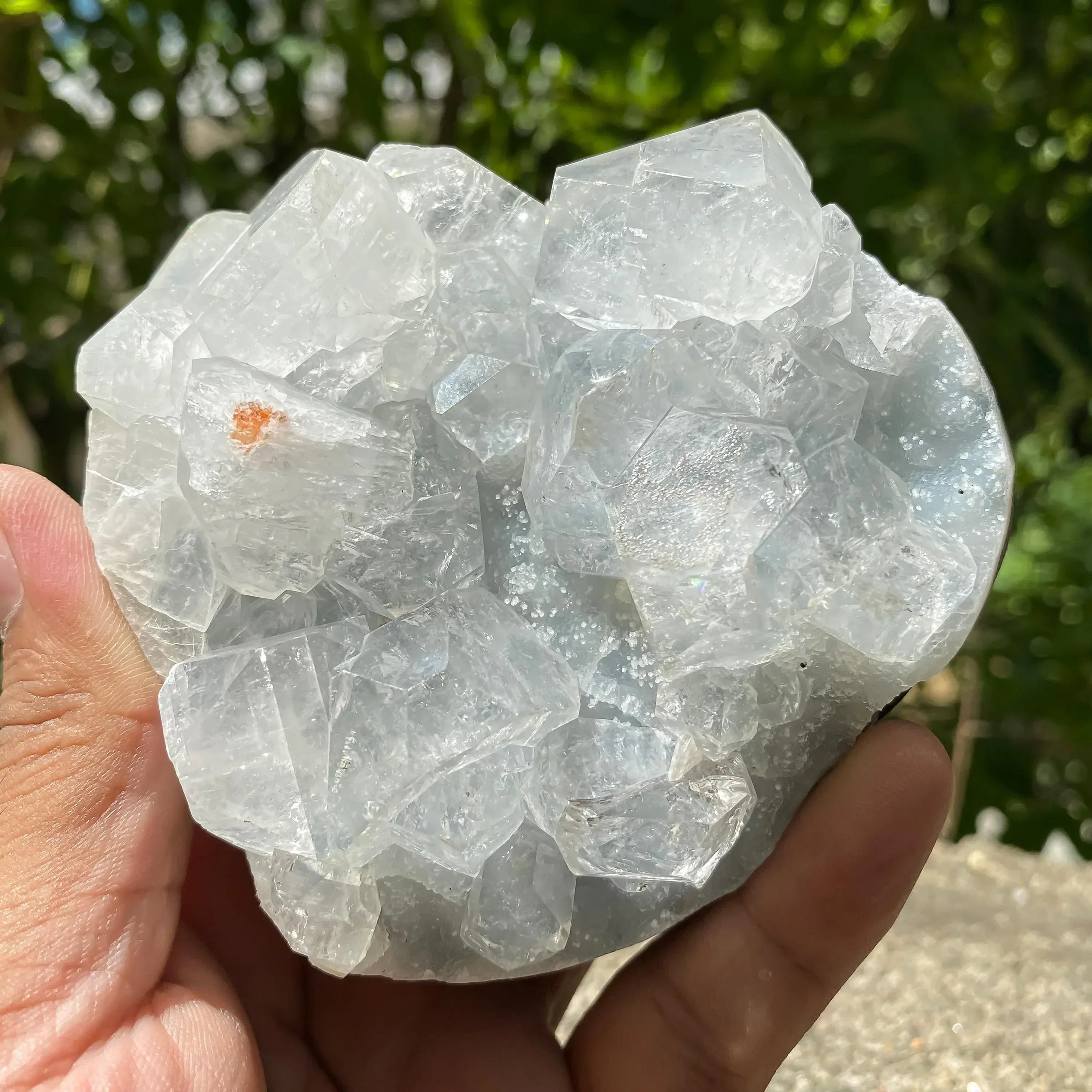 Natural Apophyllite Reiki Healing Stone for Energy, 465gm Meditation, Chakra Balancing, Spiritual Decor Cluster Zeolite