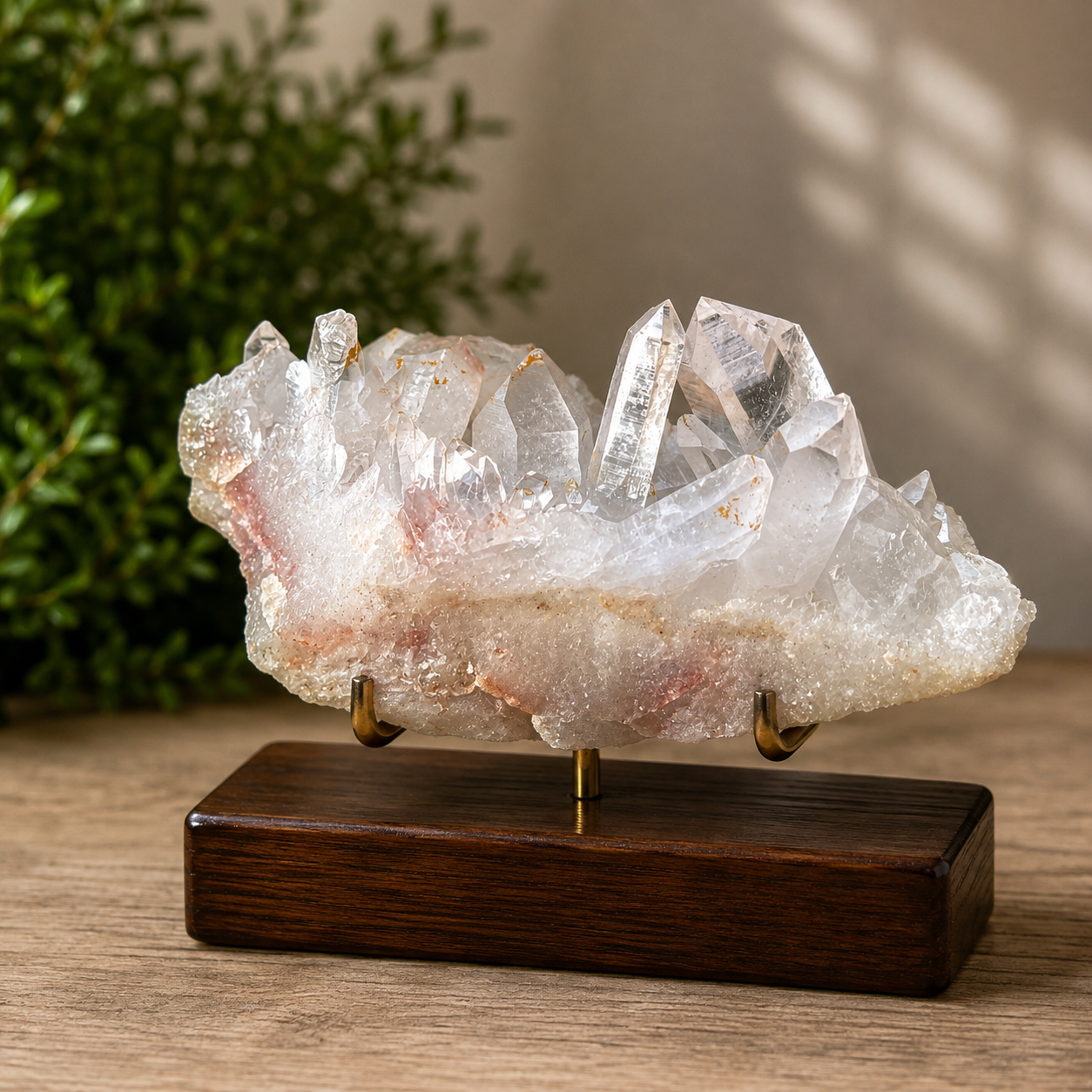 White Himalayan Quartz Samadhi Raw Crystal Mineral Cluster Healing Display Piece