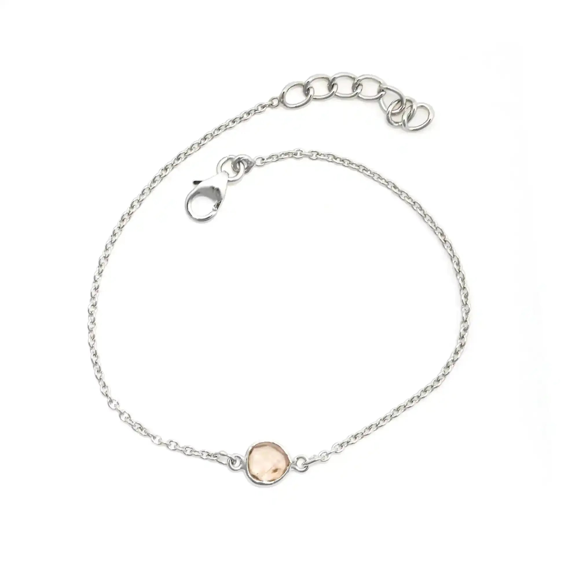 Brown Zircon Bracelet – Rose Cut Gemstone Bracelets