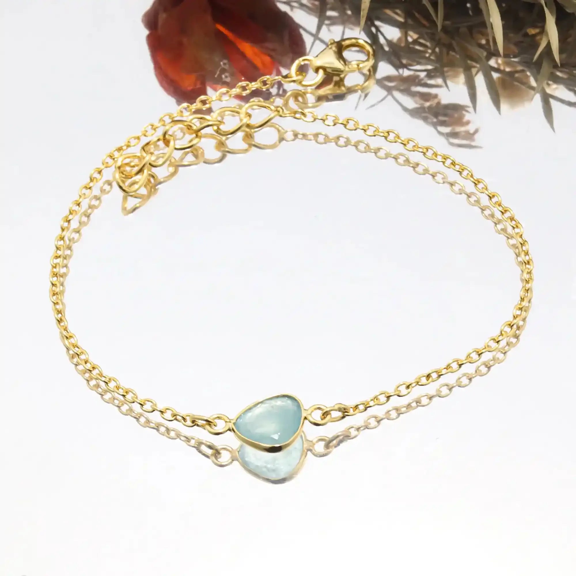 Rare Grandidierite Rose Cut Bracelet in Solid 925 Sterling Silver Gemstone Bracelets