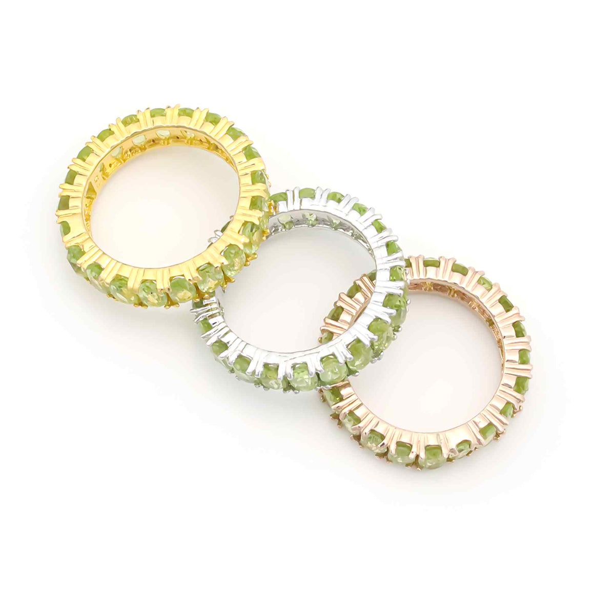 Natural Peridot 3x5mm Oval Cut Ring 925 Sterling Silver Handmade Solitaire Ring