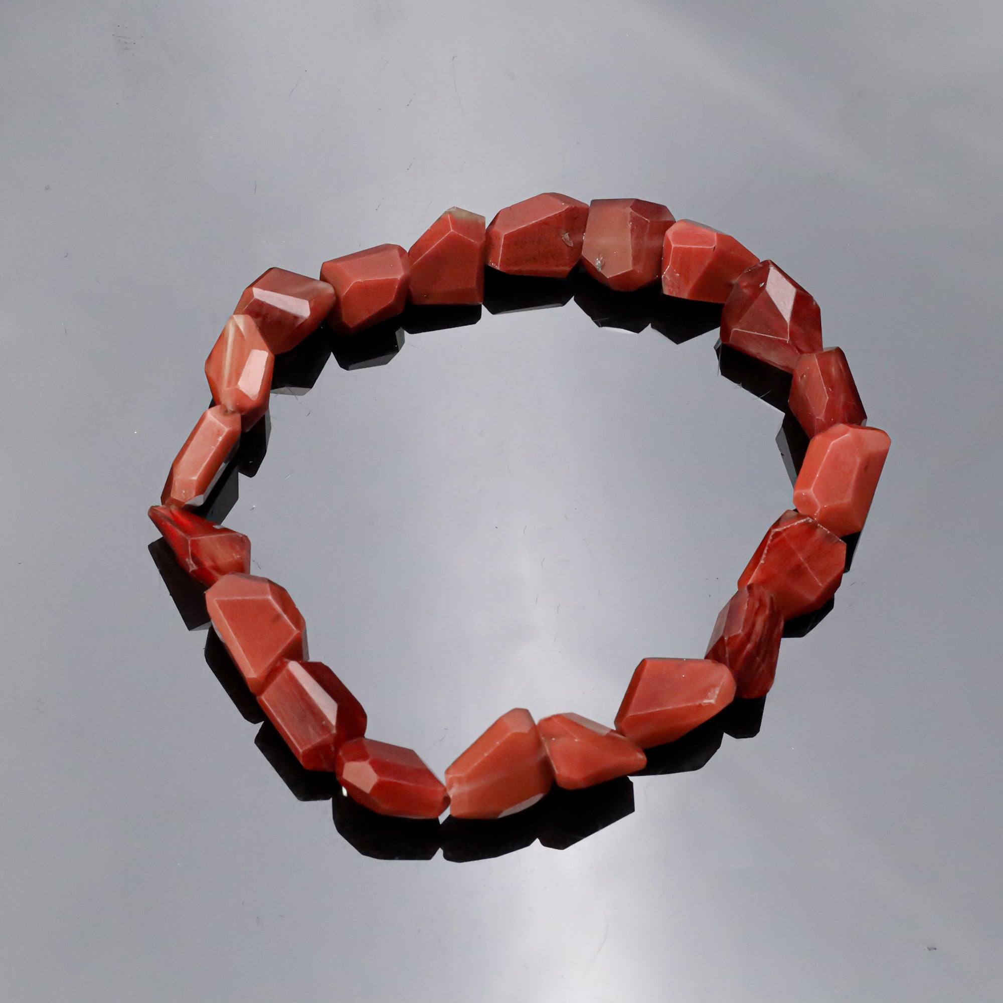 Natural Andesine Faceted Tumble Bracelet Handmade Gemstone Bracelet 72 Ct