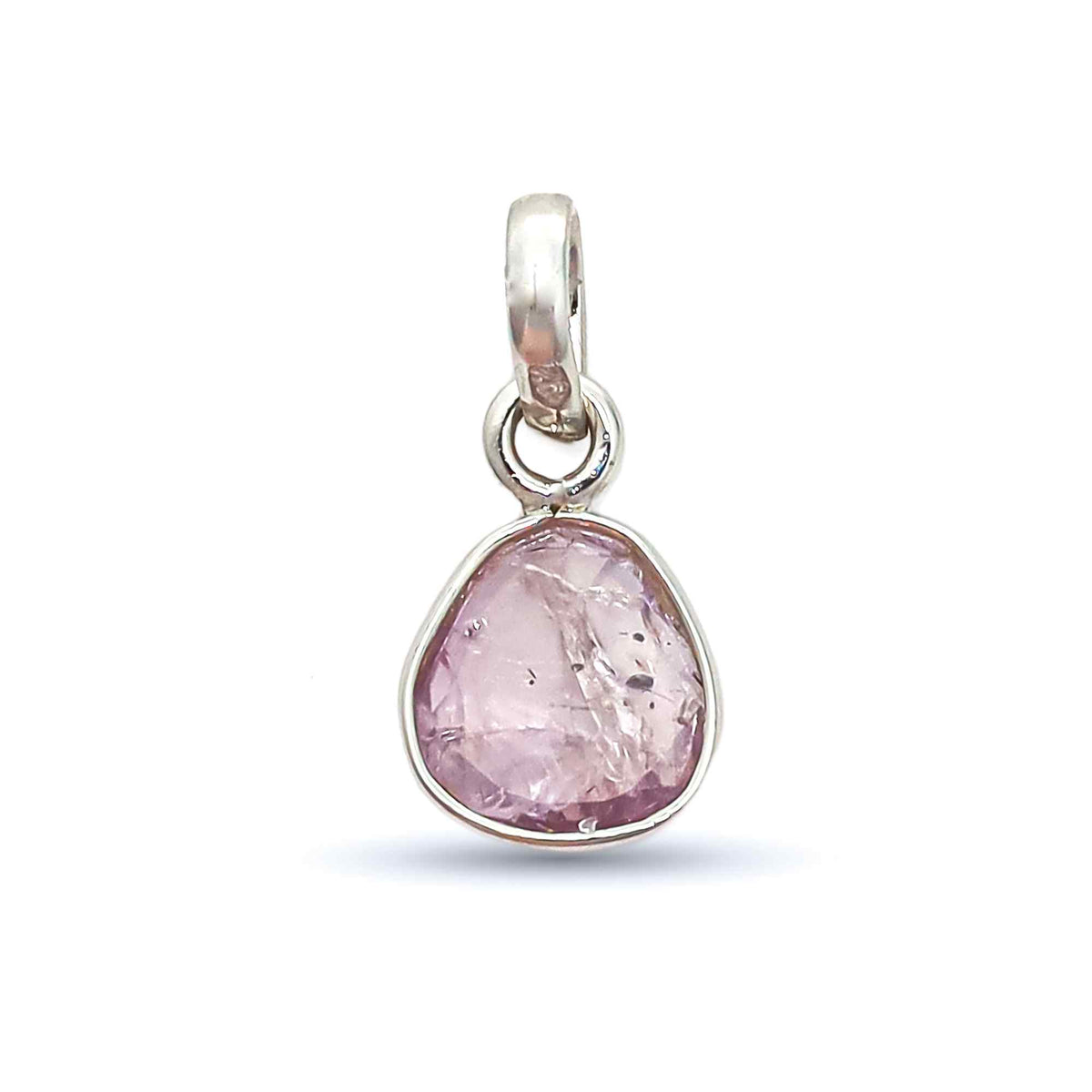 Multi Spinel Rose Cut Pendant Small Natural Spinel Gemstone Pendant 925 Sterling Silver Handmade Jewelry Gift