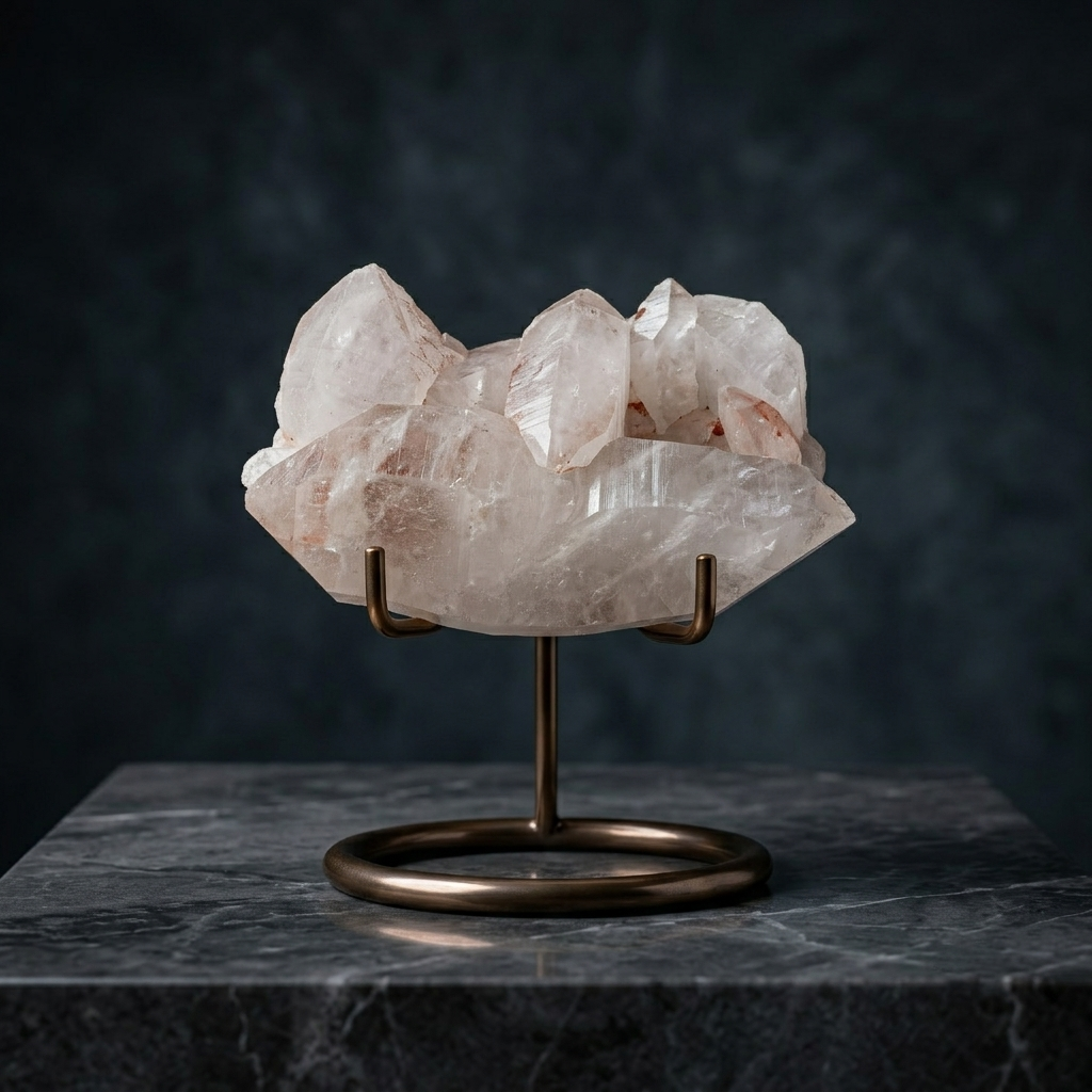 White Himalayan Quartz Samadhi Raw Mineral Crystal Cluster Collector Healing Stone