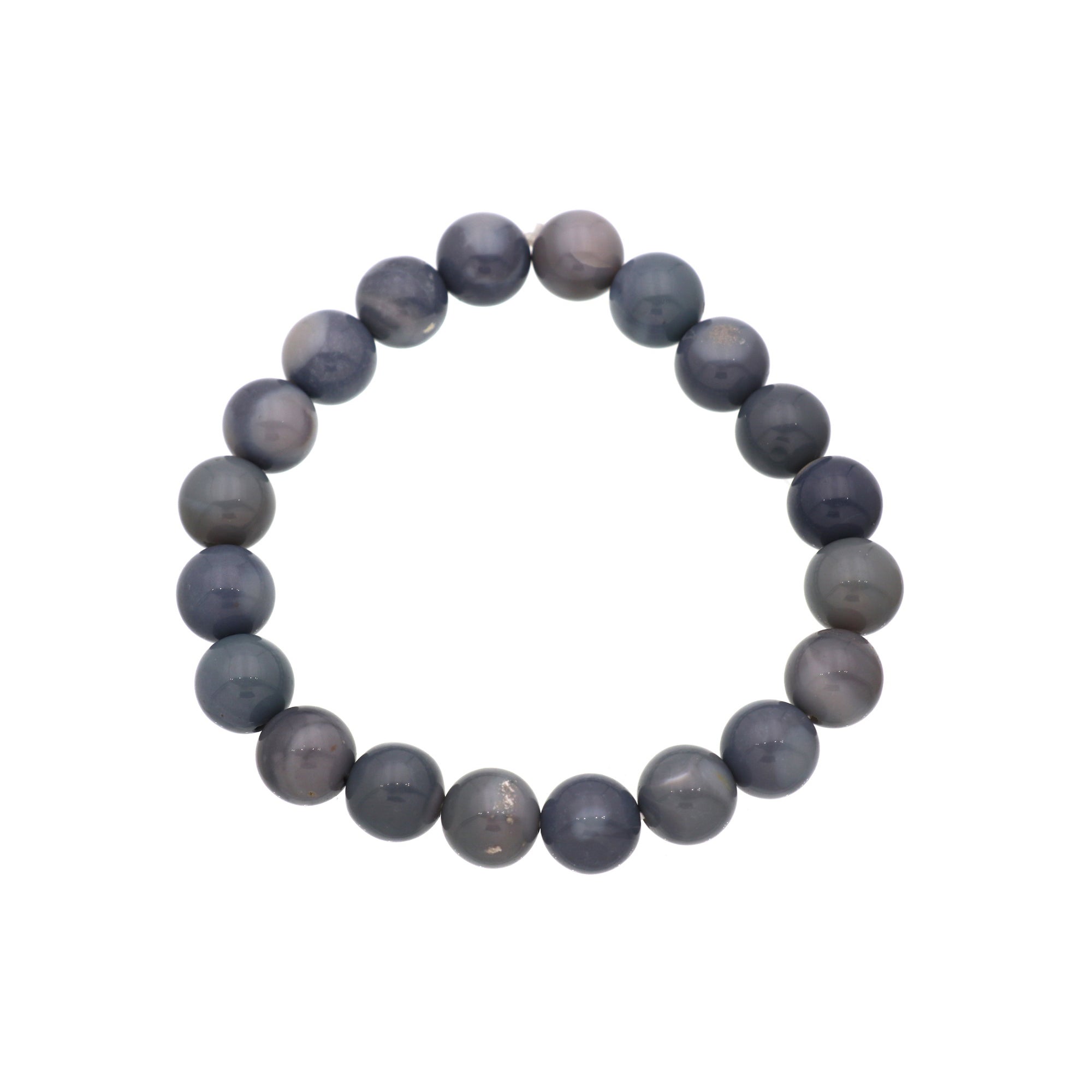 Australian Opal Bead Bracelet 9.5–9.8mm Round Natural Handmade 102 Ct