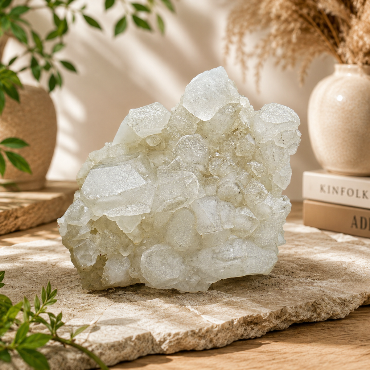 White Phantom Quartz 145g Natural Himalayan Cluster Display Specimen