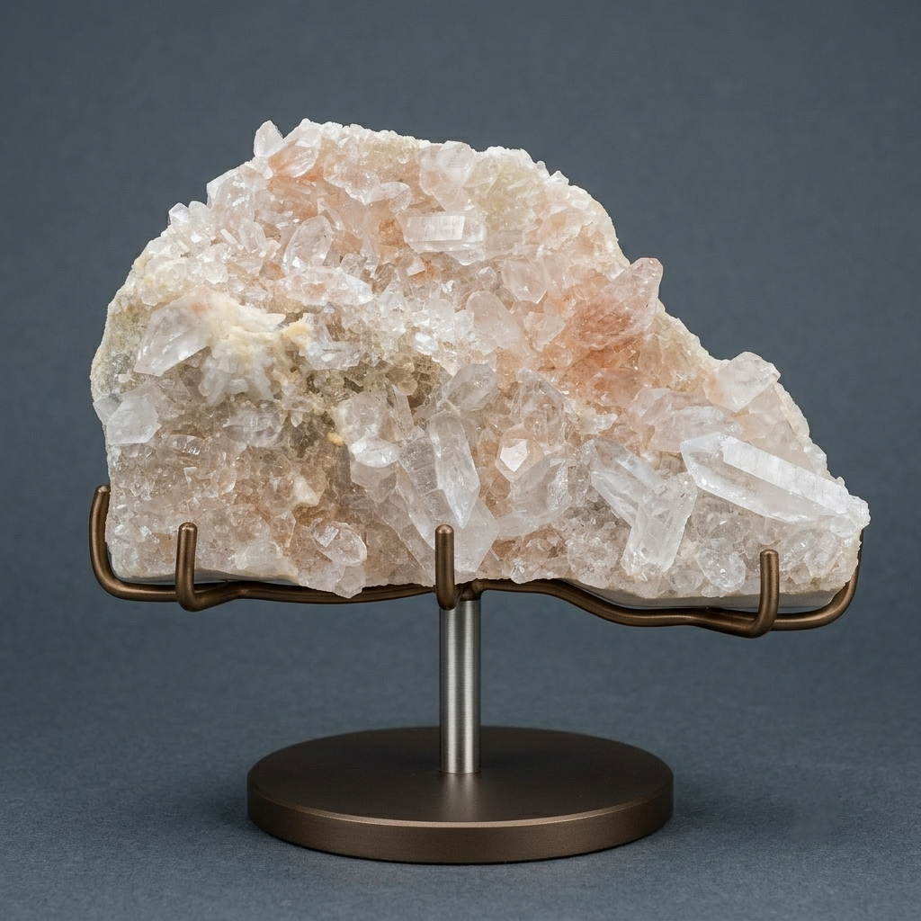 Pink Himalayan Quartz Crystal Cluster Natural Energy Healing Raw Display Stone