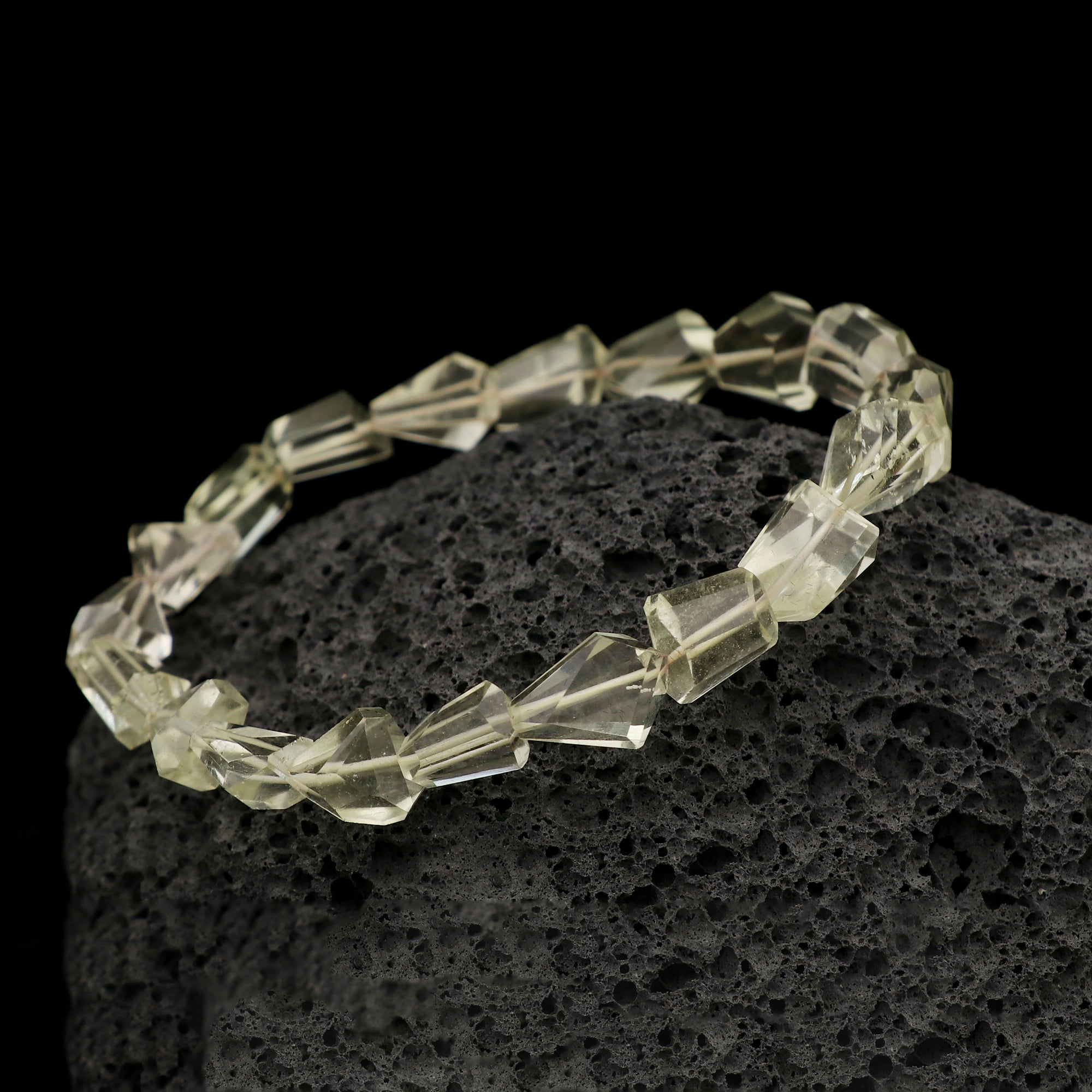 Faceted Desert Libyan Glass 50 Ct Fancy Gemstone