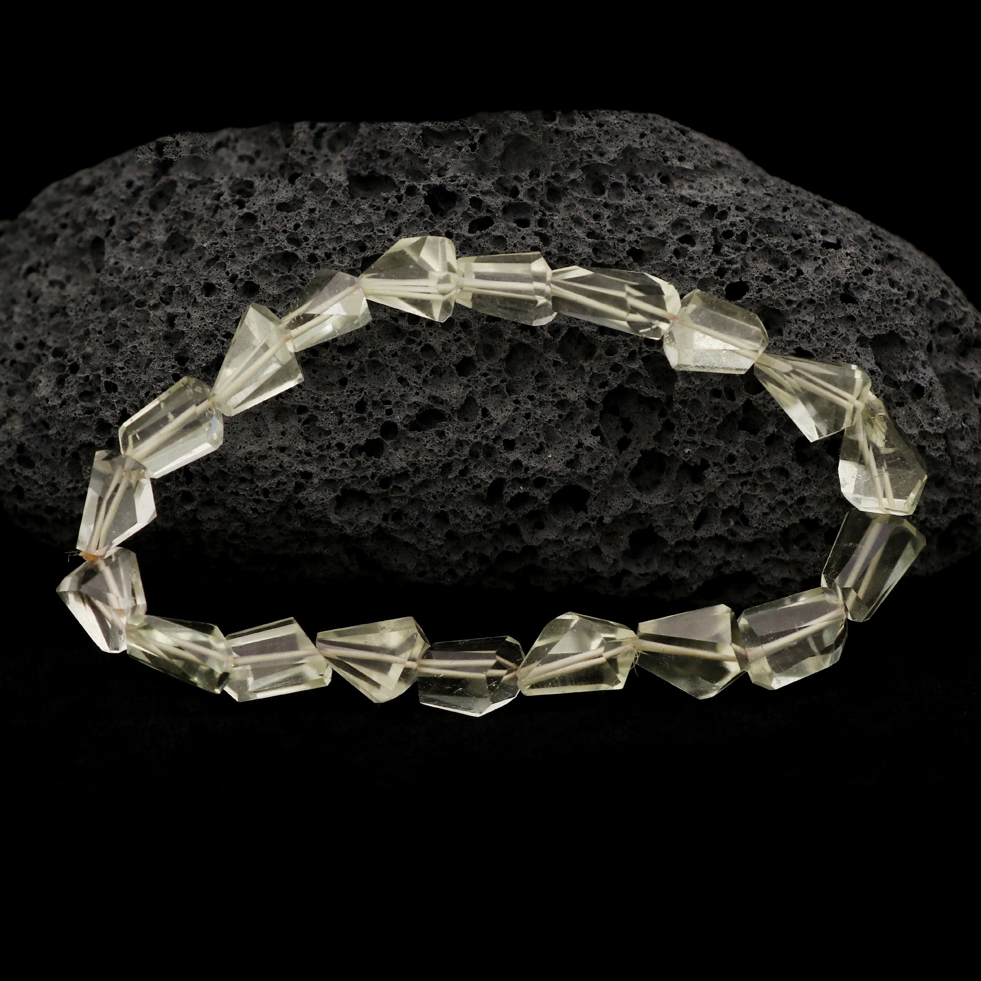 Faceted Desert Libyan Glass 50 Ct Fancy Gemstone