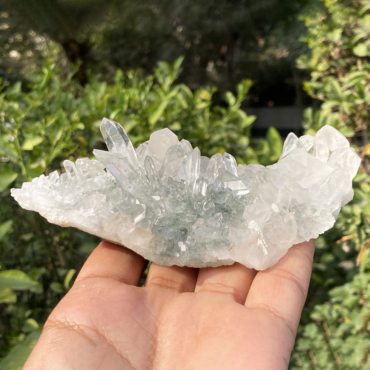 Himalayan Chlorite Quartz Crystal: Natural Healing Stone, 315gm