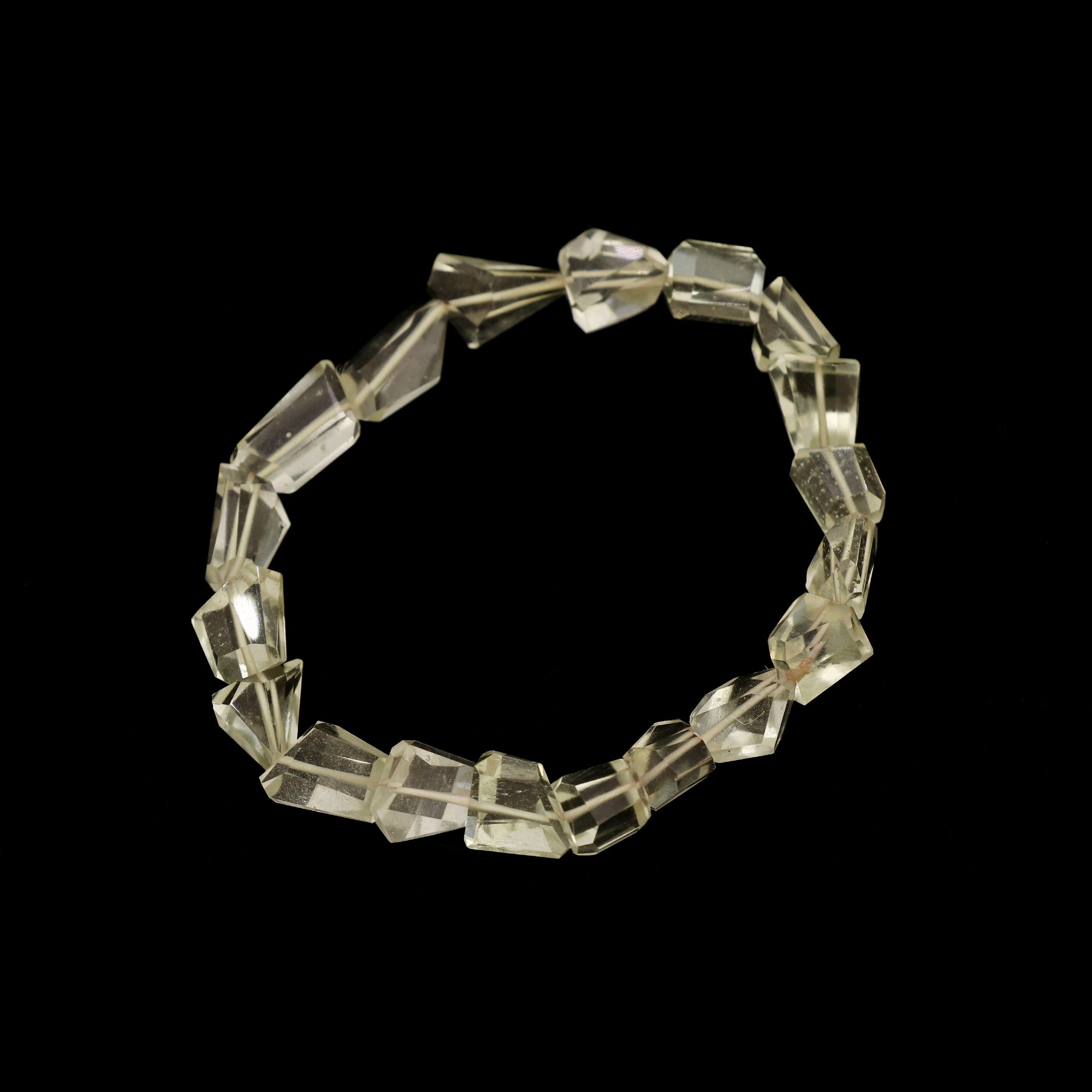 Faceted Desert Libyan Glass 52Ct Fancy Cut Natural Tektite Gemstone