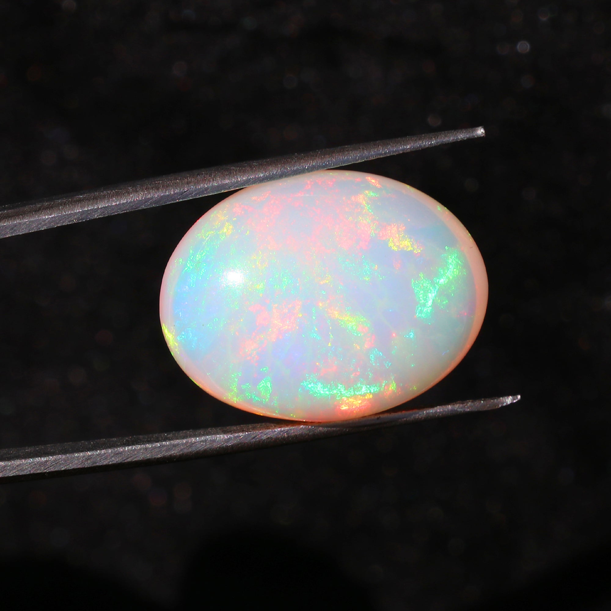 Welo Opal Cabochon: Ethiopian Honeycomb Gemstone, 17x23mm
