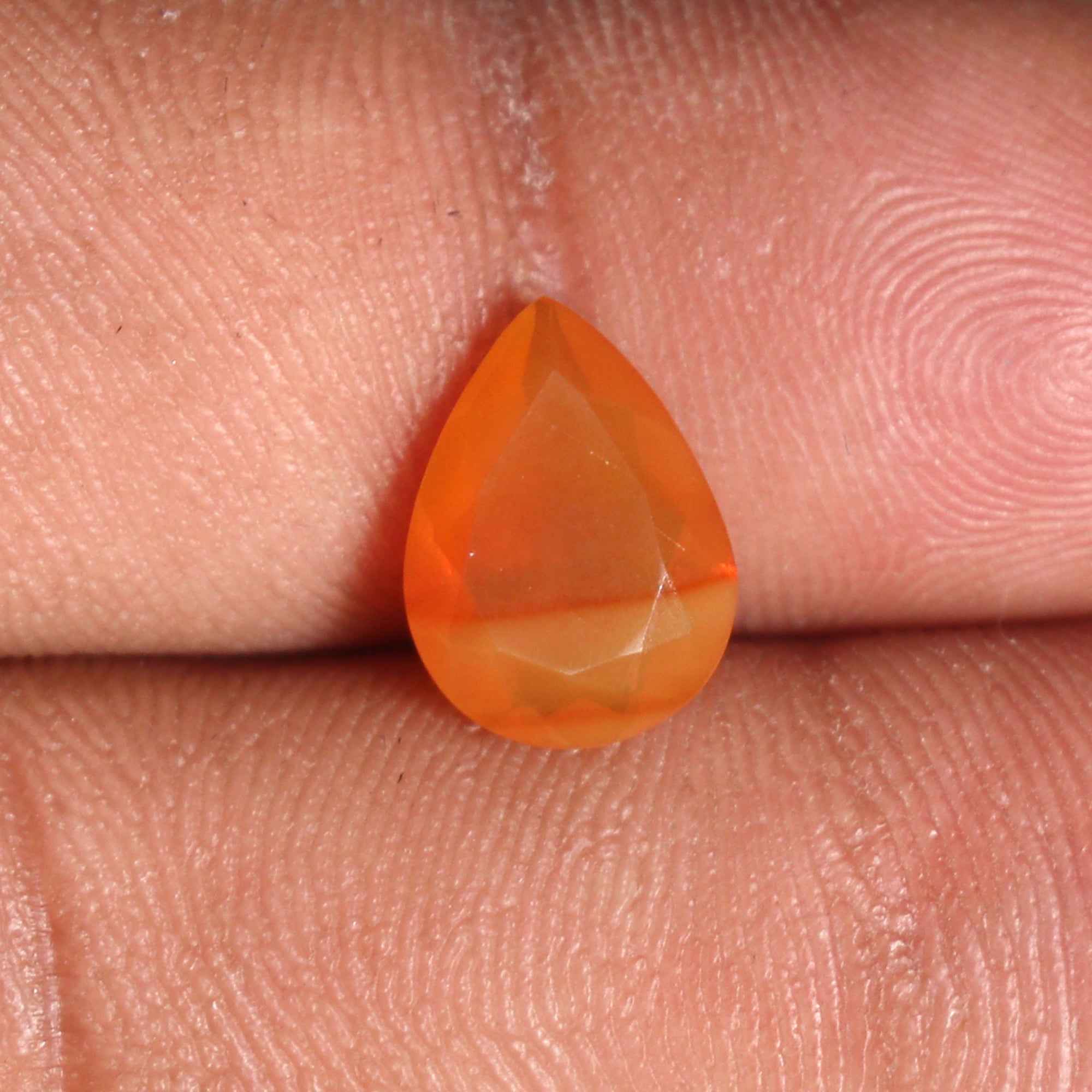 Designer's Mexican Opal Pear 7x11mm Faceted Loose Gemstone for Luxury & Custom Jewelry