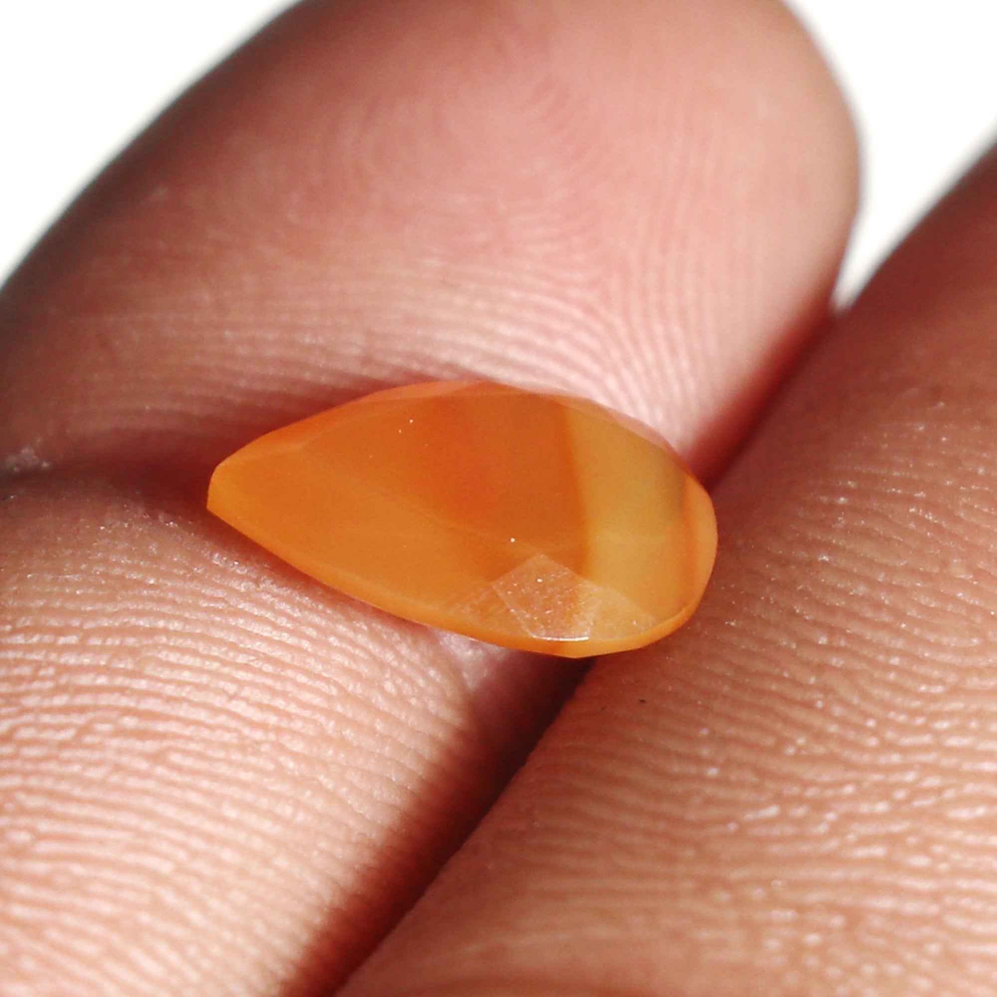Designer's Mexican Opal Pear 7x11mm Faceted Loose Gemstone for Luxury & Custom Jewelry
