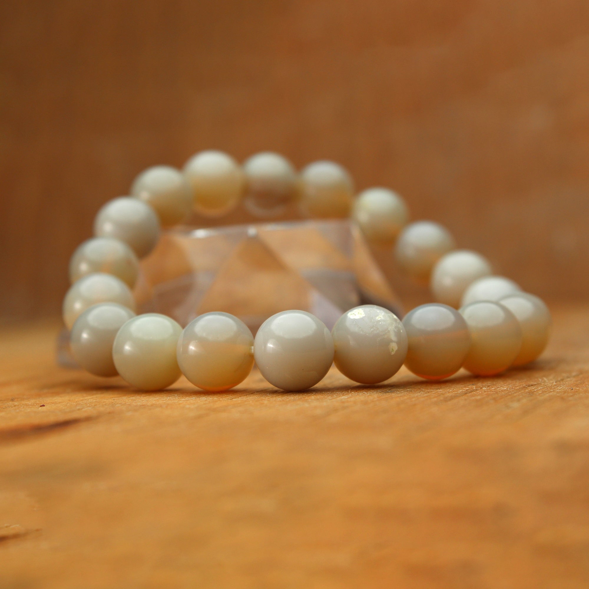 Natural Australian Opal Round Bead Bracelet Handmade Gemstone Jewelry 101 Ct