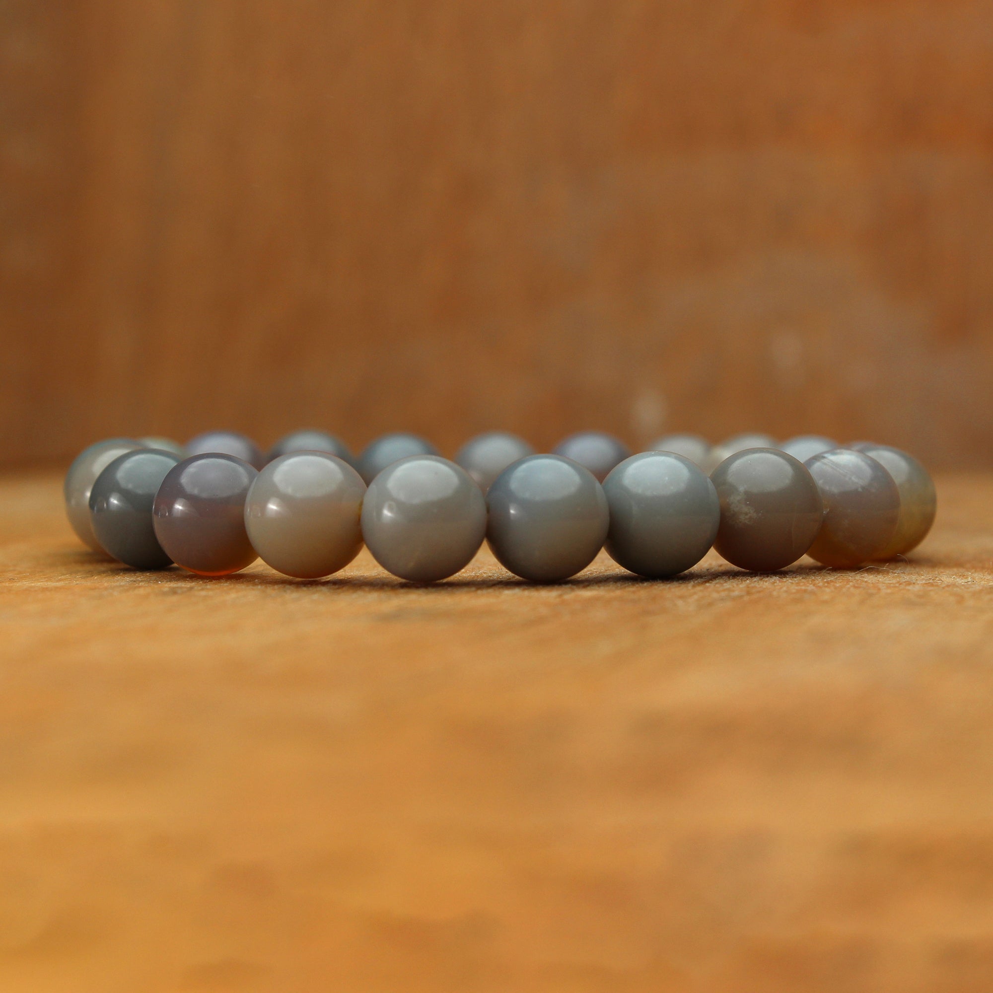 Polished Australian Opal Bead Bracelet Natural Round Stone Jewelry 107 Ct