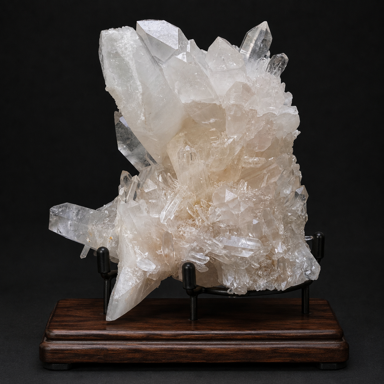 Natural Himalayan White Quartz Cluster 1675g