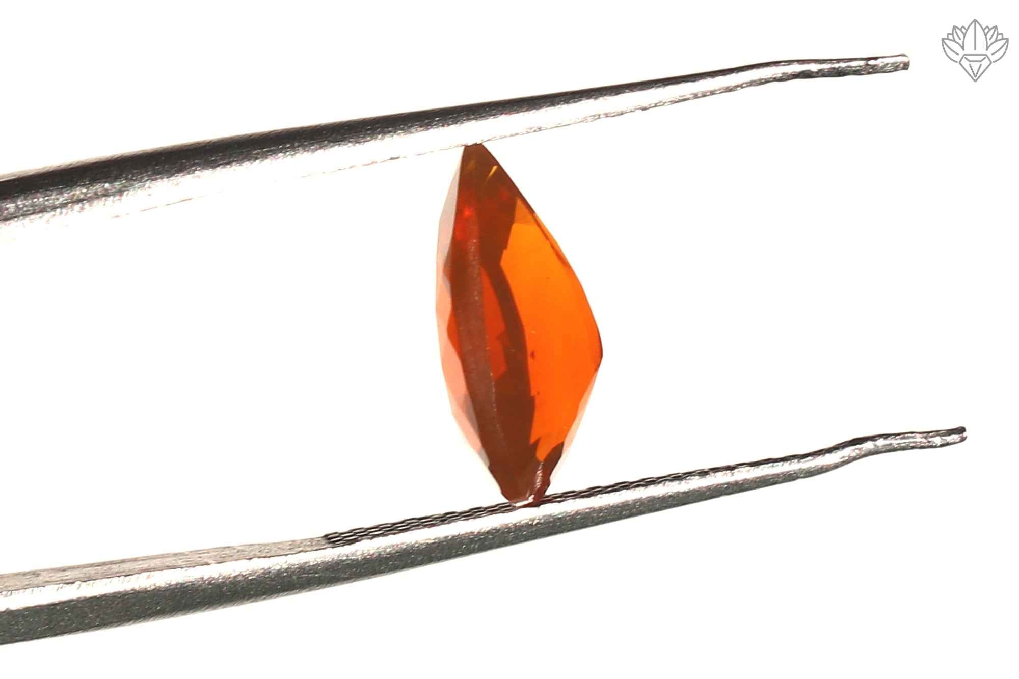 Collector's Mexican Opal Pear 8x11mm Faceted Gem for Signature Rings, Elegant Pendants & Fine Jewelry