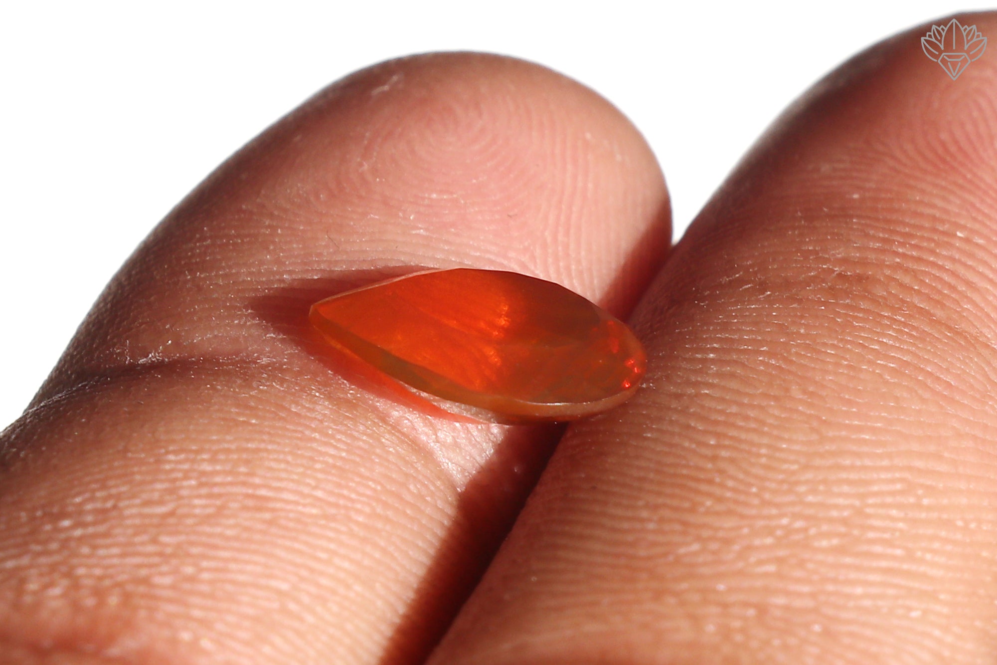 Collector's Mexican Opal Pear 8x11mm Faceted Gem for Signature Rings, Elegant Pendants & Fine Jewelry