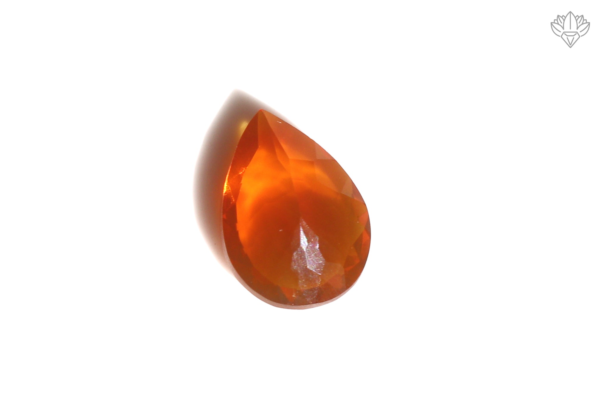 Collector's Mexican Opal Pear 8x11mm Faceted Gem for Signature Rings, Elegant Pendants & Fine Jewelry