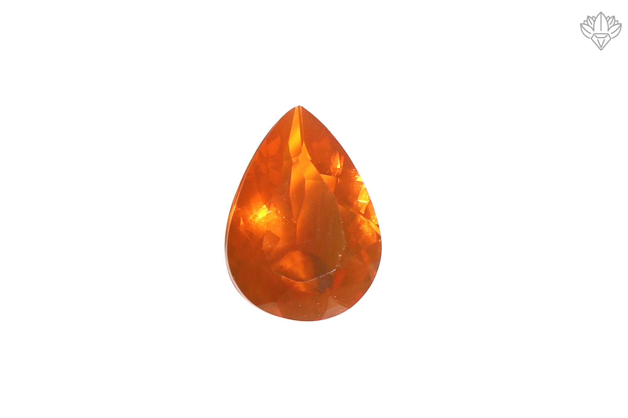 Radiant Mexican Opal Pear 8x11mm Faceted Natural Gemstone for Heirloom Jewelry
