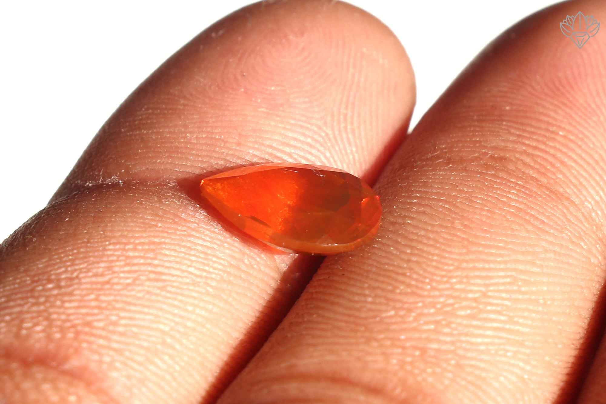 Radiant Mexican Opal Pear 8x11mm Faceted Natural Gemstone for Heirloom Jewelry