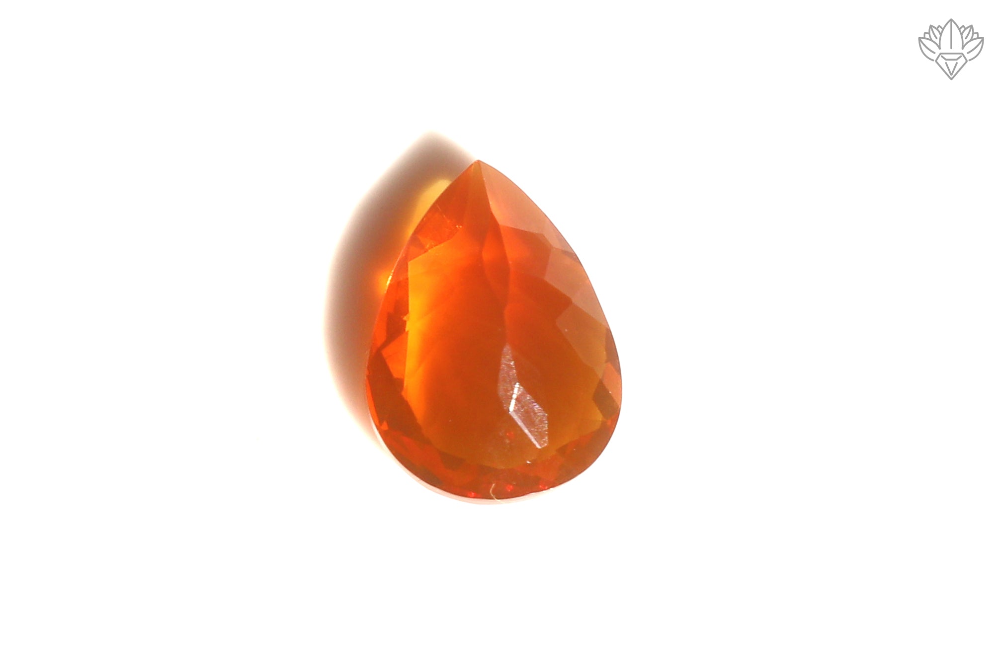 Radiant Mexican Opal Pear 8x11mm Faceted Natural Gemstone for Heirloom Jewelry