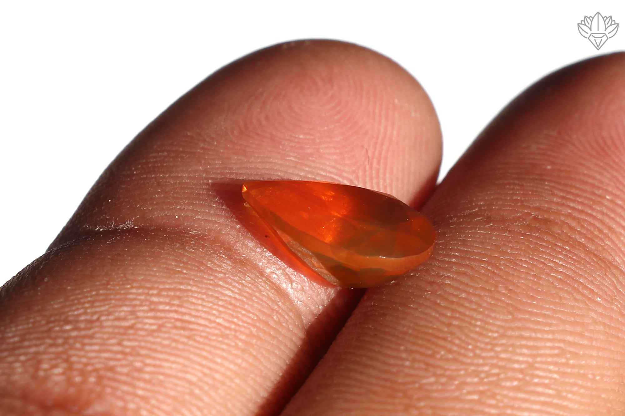 Masterpiece Mexican Opal Pear 8x11mm Faceted Loose Stone for Couture Jewelry, Rings, Pendants & Earrings