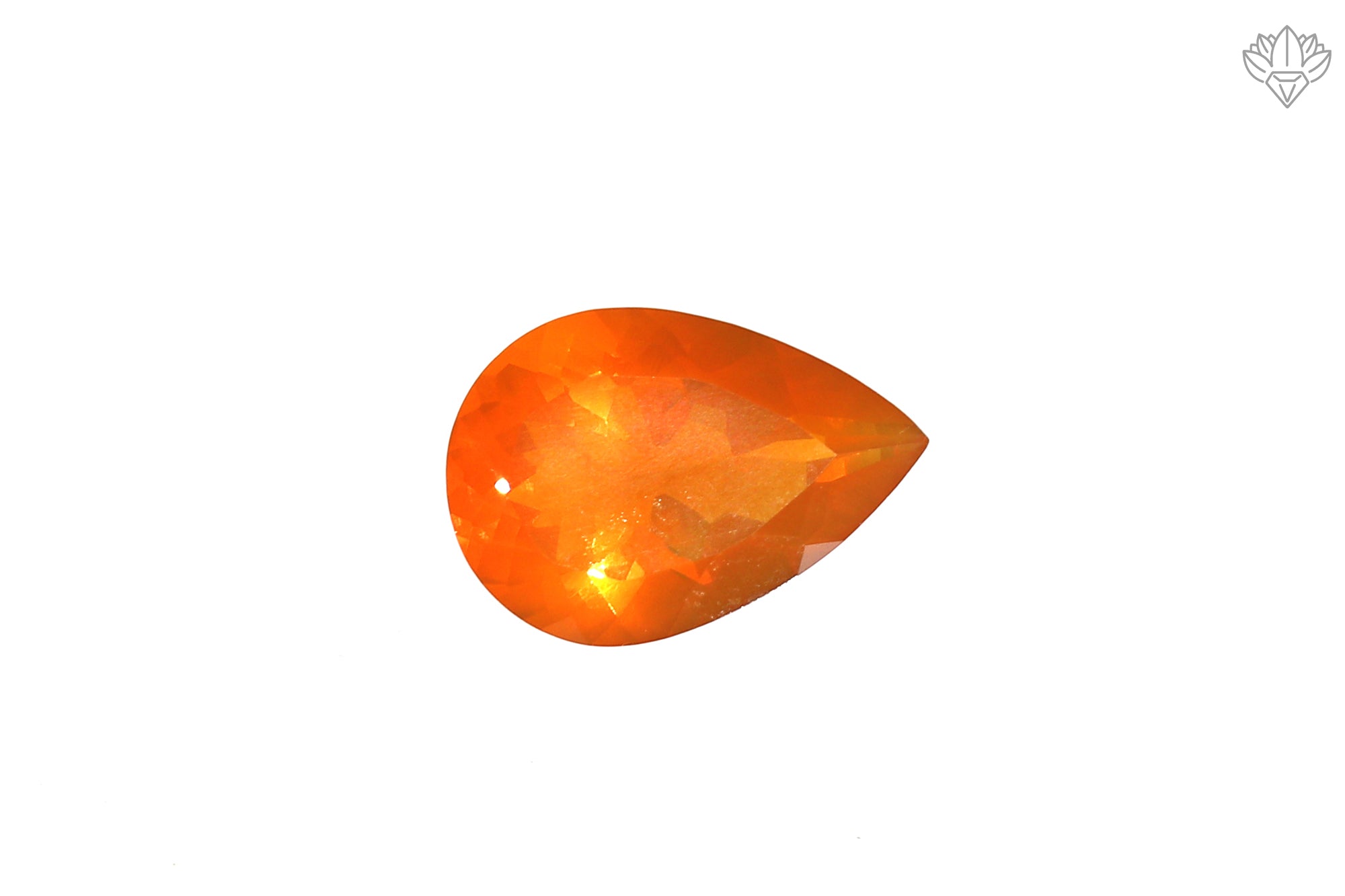 Prestige Mexican Opal Pear 9x13mm Faceted Gemstone for Statement Jewelry, Pendant