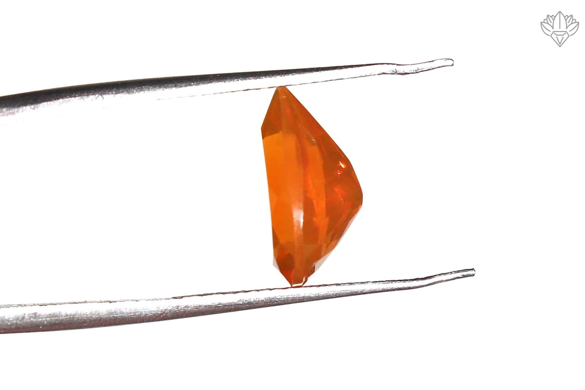 Prestige Mexican Opal Pear 9x13mm Faceted Gemstone for Statement Jewelry, Pendant