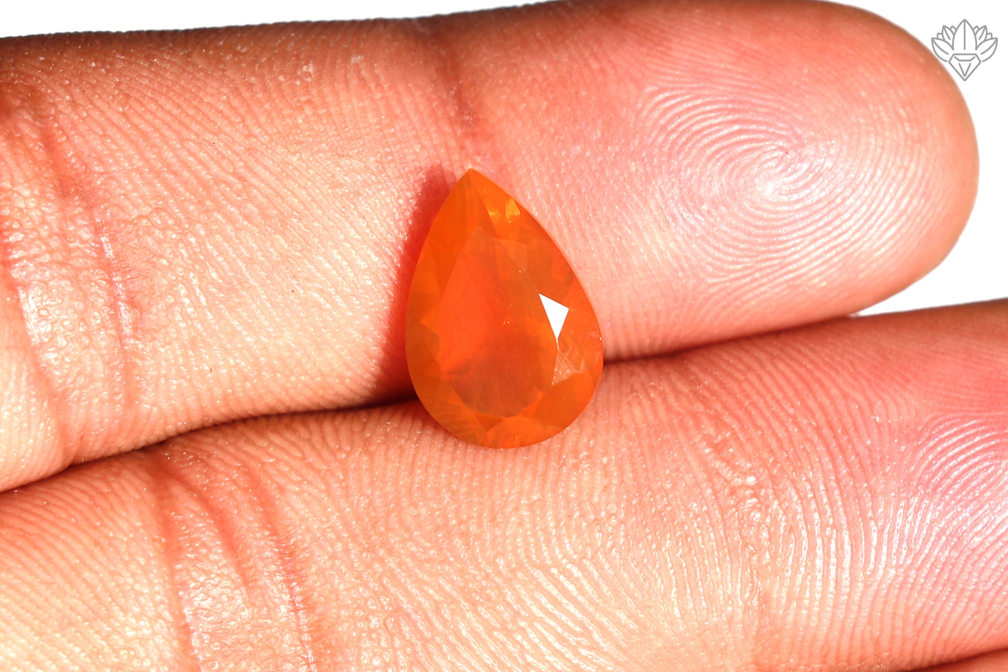 Prestige Mexican Opal Pear 9x13mm Faceted Gemstone for Statement Jewelry, Pendant