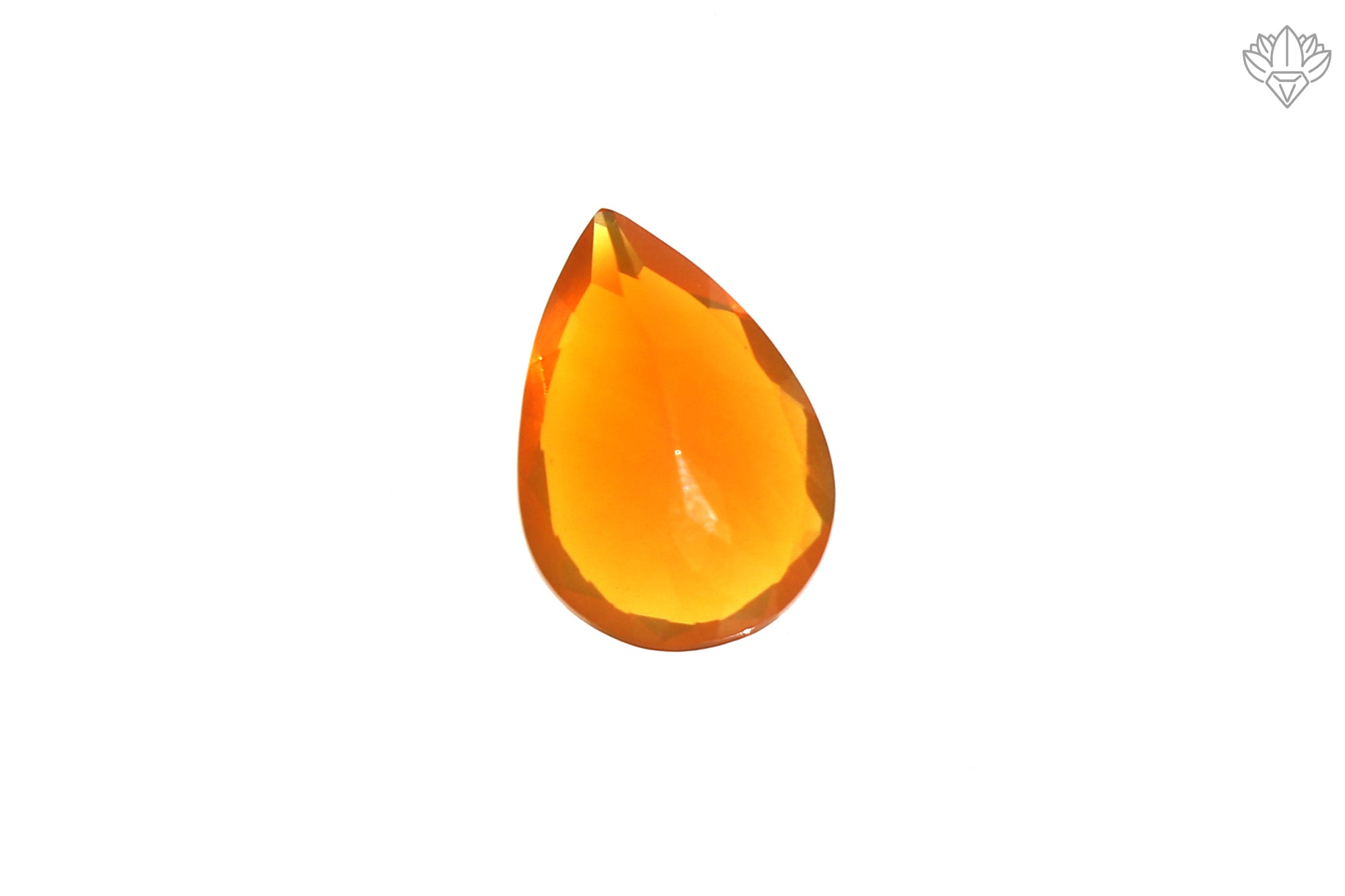 Prestige Mexican Opal Pear 9x13mm Faceted Gemstone for Statement Jewelry, Pendant