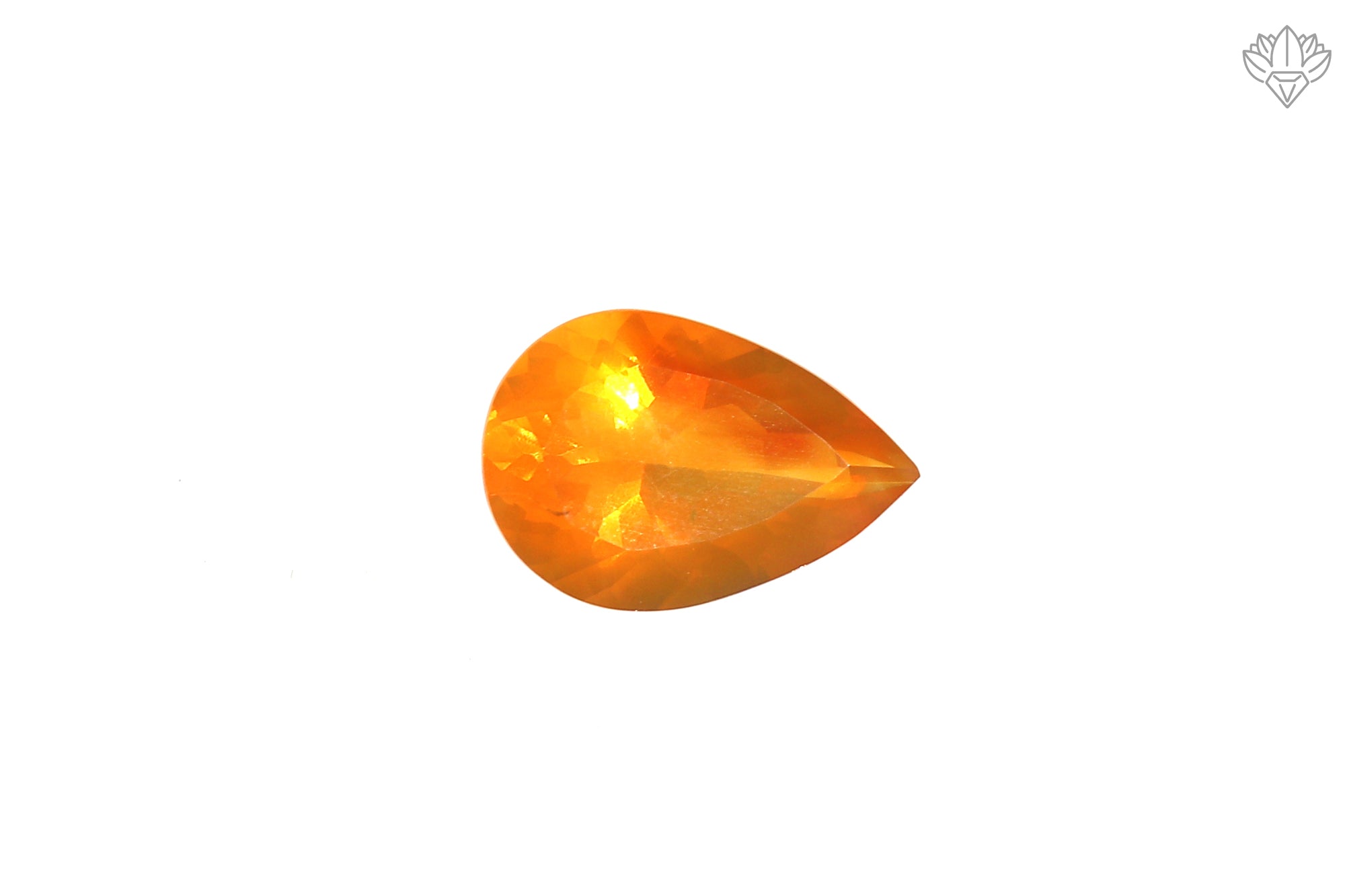 Signature Mexican Opal Pear 9x13mm Faceted Natural Stone for Designer Jewelry, Pendant