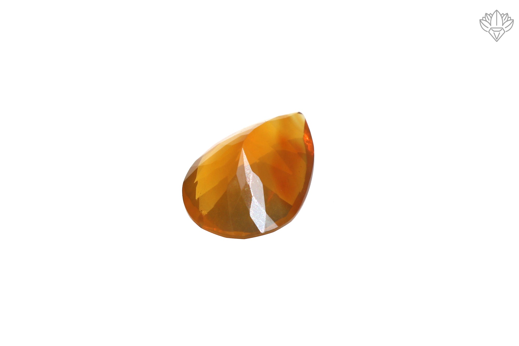 Signature Mexican Opal Pear 9x13mm Faceted Natural Stone for Designer Jewelry, Pendant