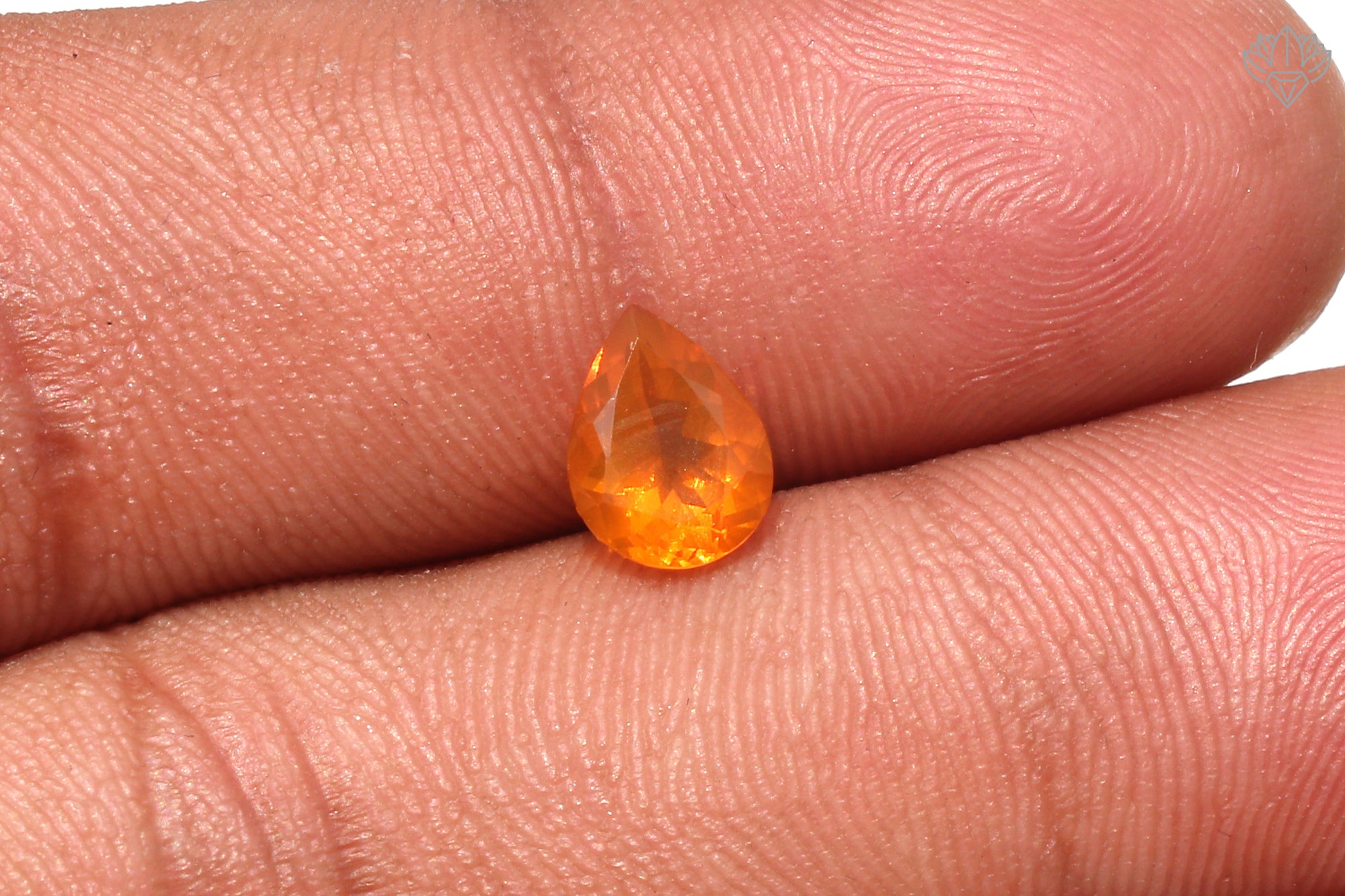 Heritage Mexican Opal Pear 6x8mm Faceted Gemstone for Fine Rings, Pendant Designs & Artisan Jewelry
