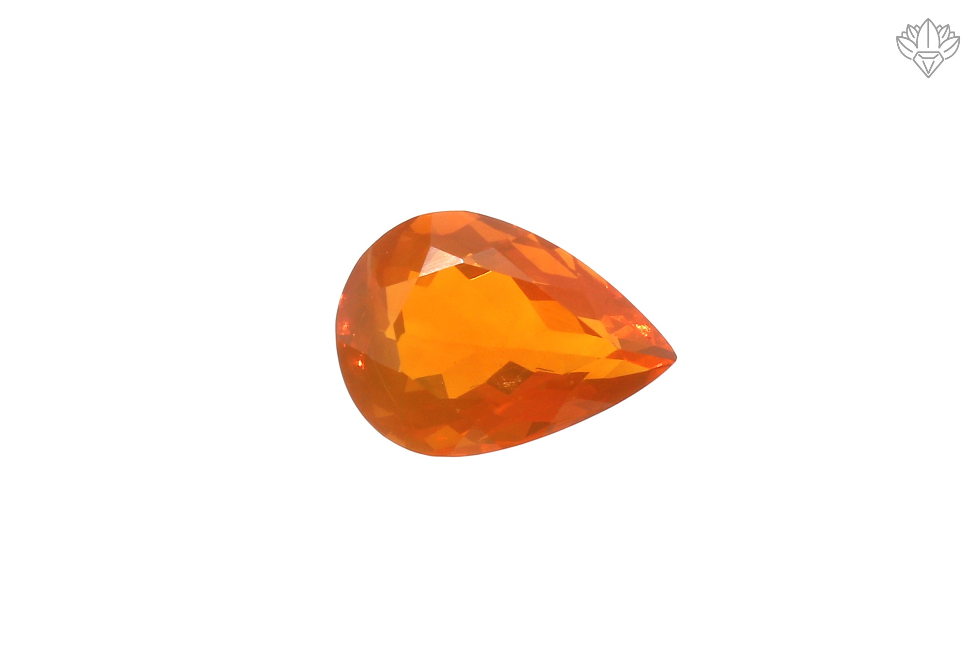 Regal Mexican Opal Pear 8x11mm Faceted Gemstone for Statement Pendants, Luxury Rings & Designer Jewelry