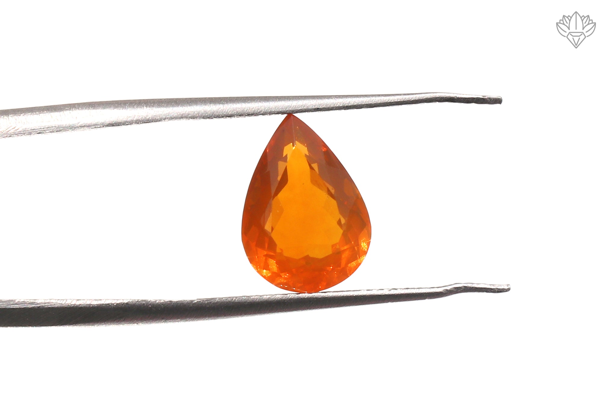 Regal Mexican Opal Pear 8x11mm Faceted Gemstone for Statement Pendants, Luxury Rings & Designer Jewelry