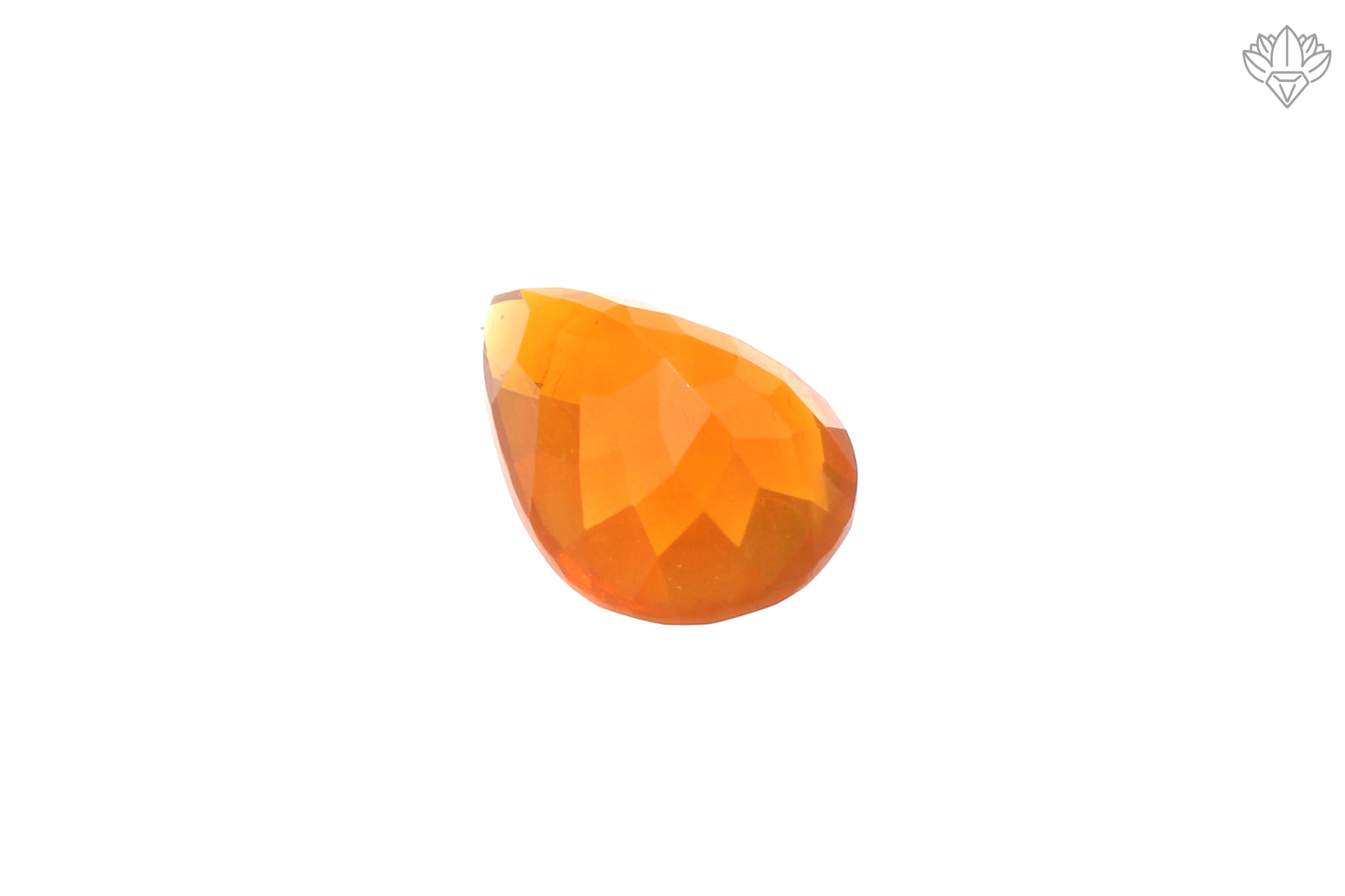 Regal Mexican Opal Pear 8x11mm Faceted Gemstone for Statement Pendants, Luxury Rings & Designer Jewelry