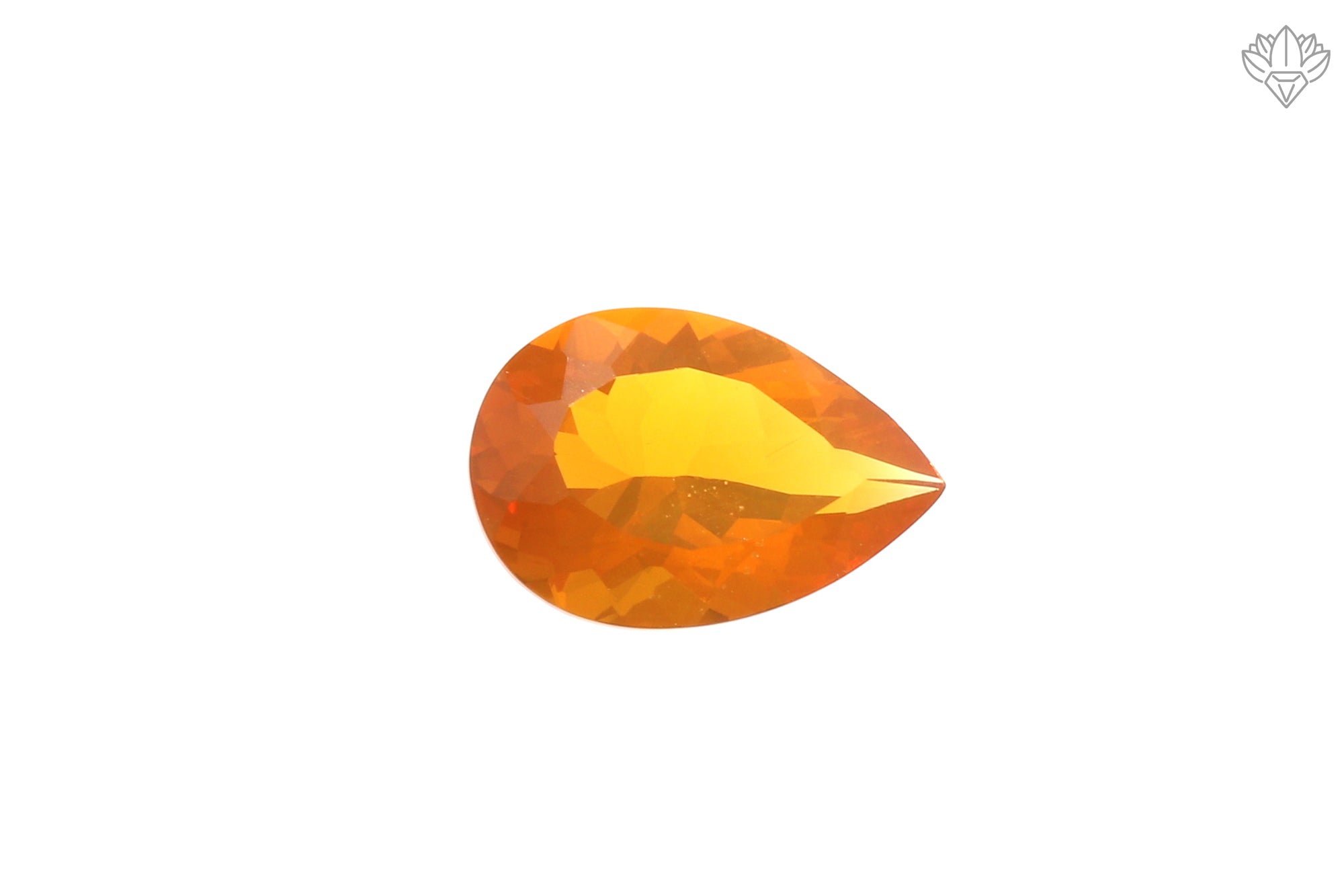 Opulent Mexican Opal Pear 8x12mm Faceted Gem for Couture Jewelry, Pendant Settings