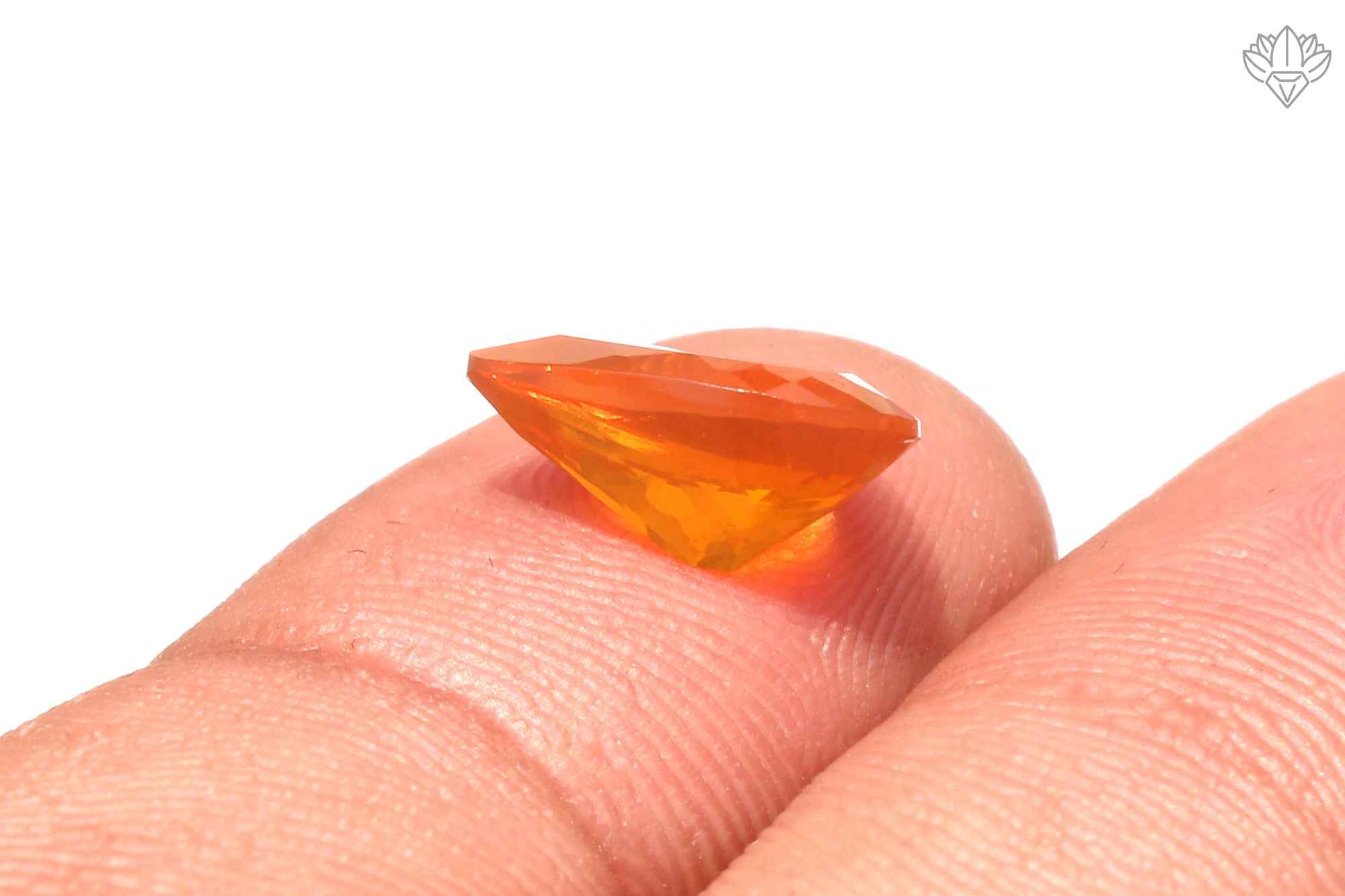 Prestige Mexican Opal Pear 8x12mm Faceted Jewel for Designer Rings, Elegant Pendants & Bespoke Creations