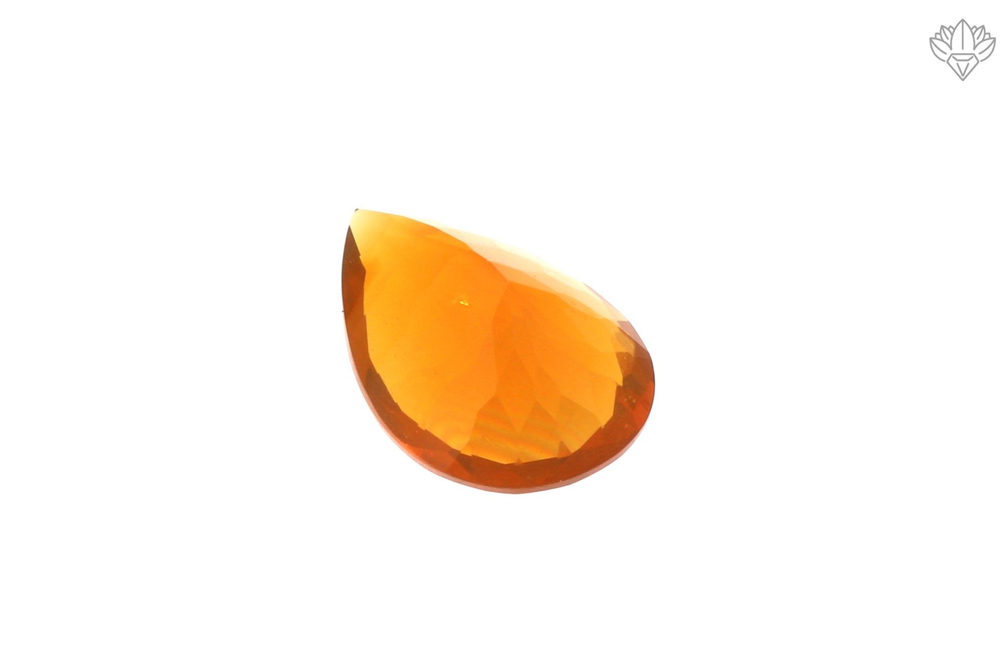 Prestige Mexican Opal Pear 8x12mm Faceted Jewel for Designer Rings, Elegant Pendants & Bespoke Creations