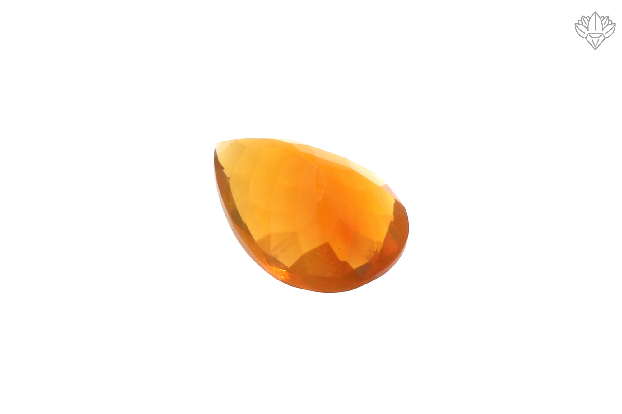 Prestige Mexican Opal Pear 8x12mm Faceted Jewel for Designer Rings, Elegant Pendants & Bespoke Creations