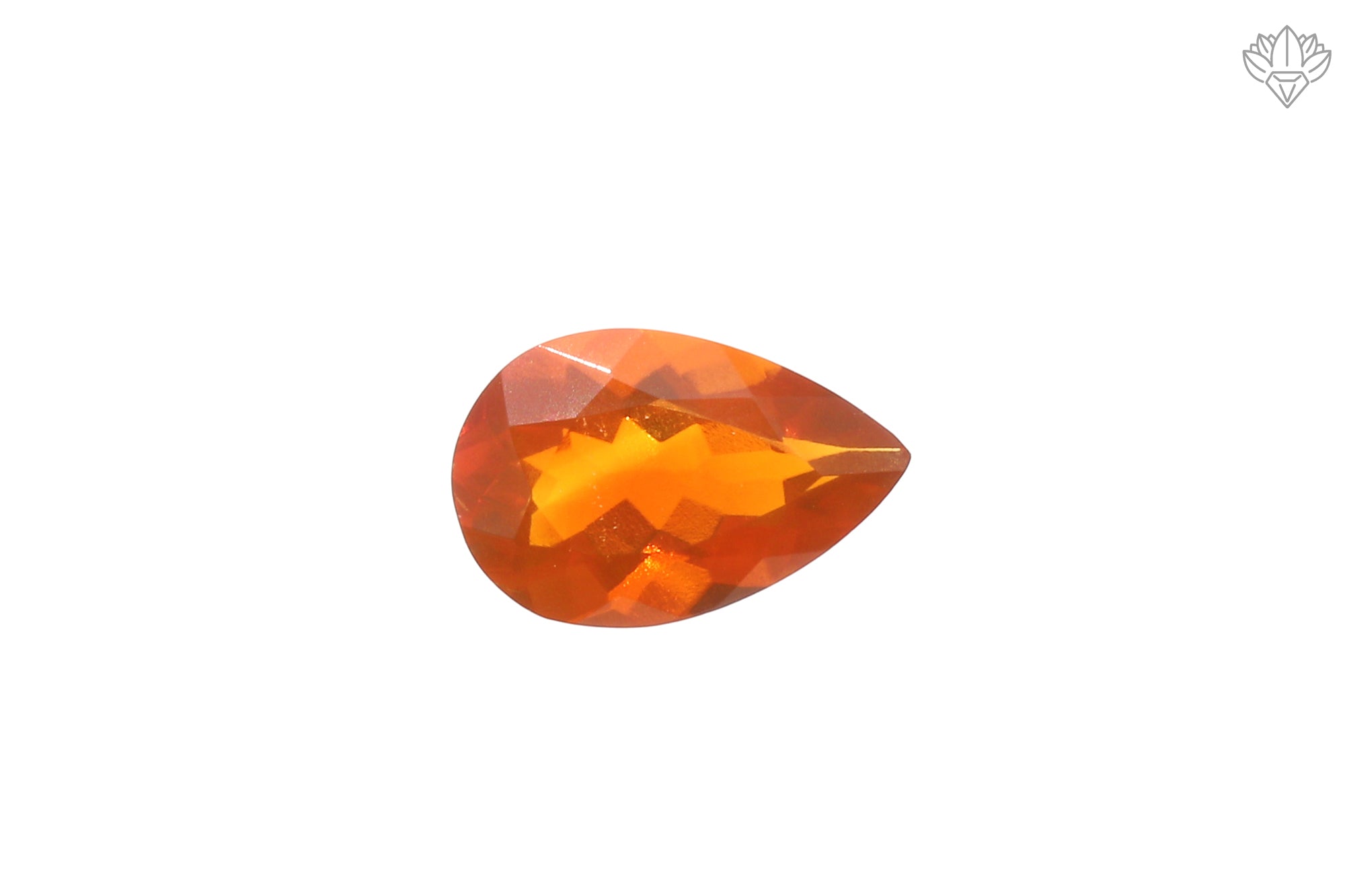 Eminence Mexican Opal Pear 8x12mm Faceted Stone for Heirloom Pendants, Custom Rings & Fine Jewelry