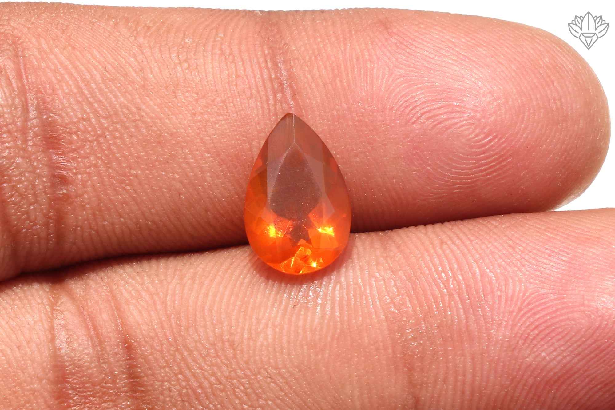 Eminence Mexican Opal Pear 8x12mm Faceted Stone for Heirloom Pendants, Custom Rings & Fine Jewelry